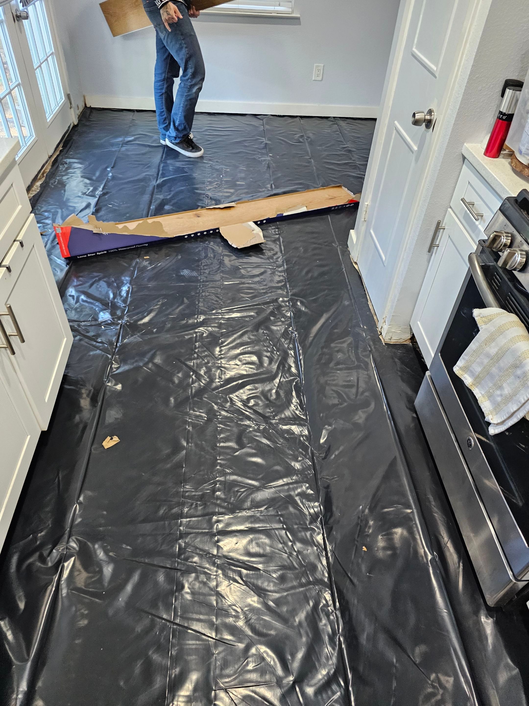 Laminate floor & fence by EL-GC LLC 