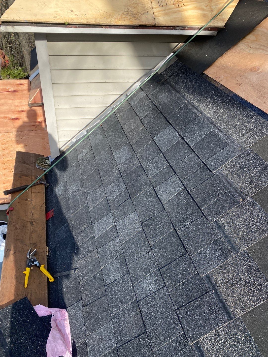 Residential Roofing Installation using Owens Corning TruDefinition Duration - Onyx Black by A Plus Exterior
