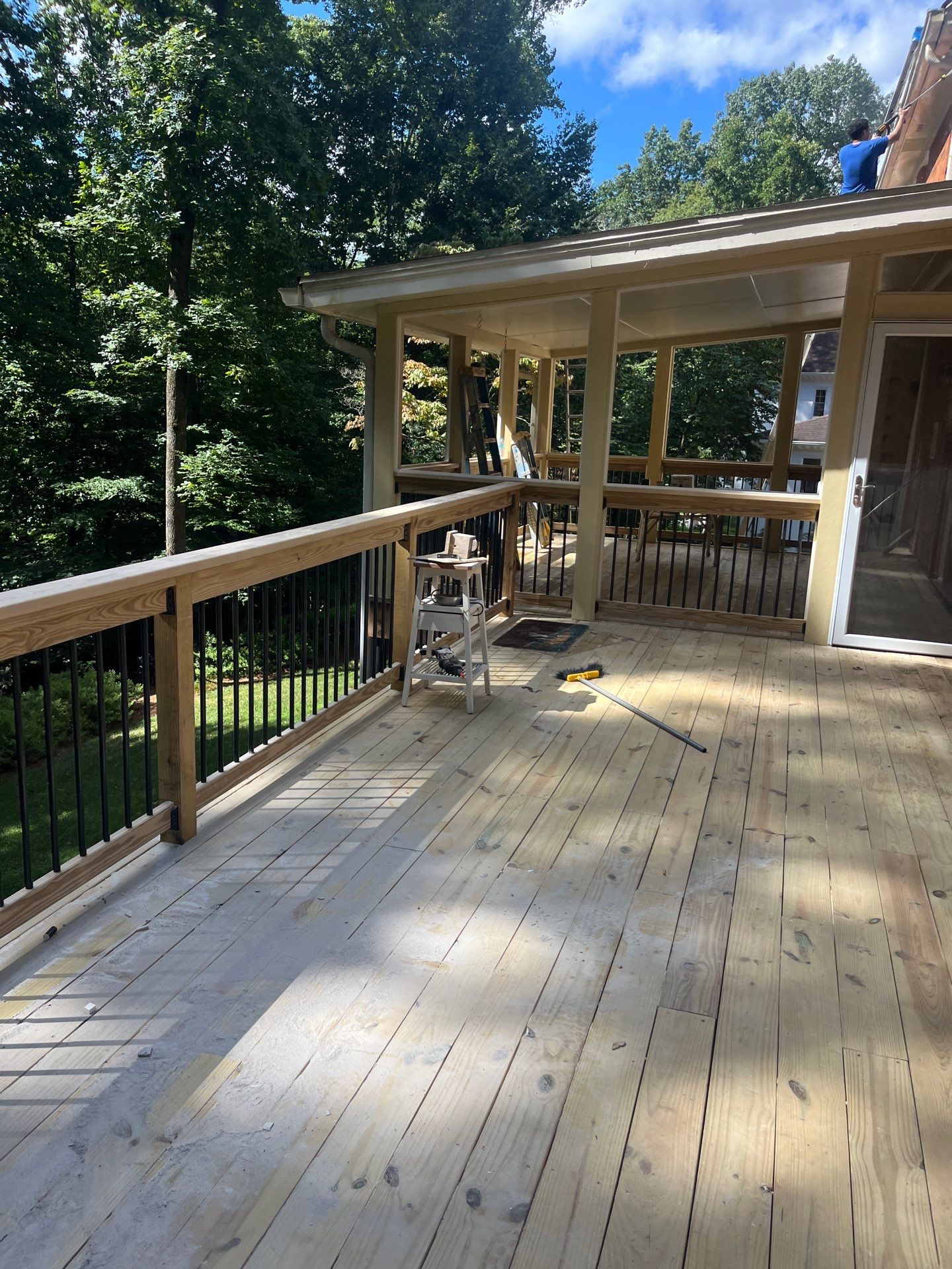 Stone Mountain, GA Rotted Wood & Shutter Replacement, Exterior Paint, and Deck Resurface by Nelson Exteriors