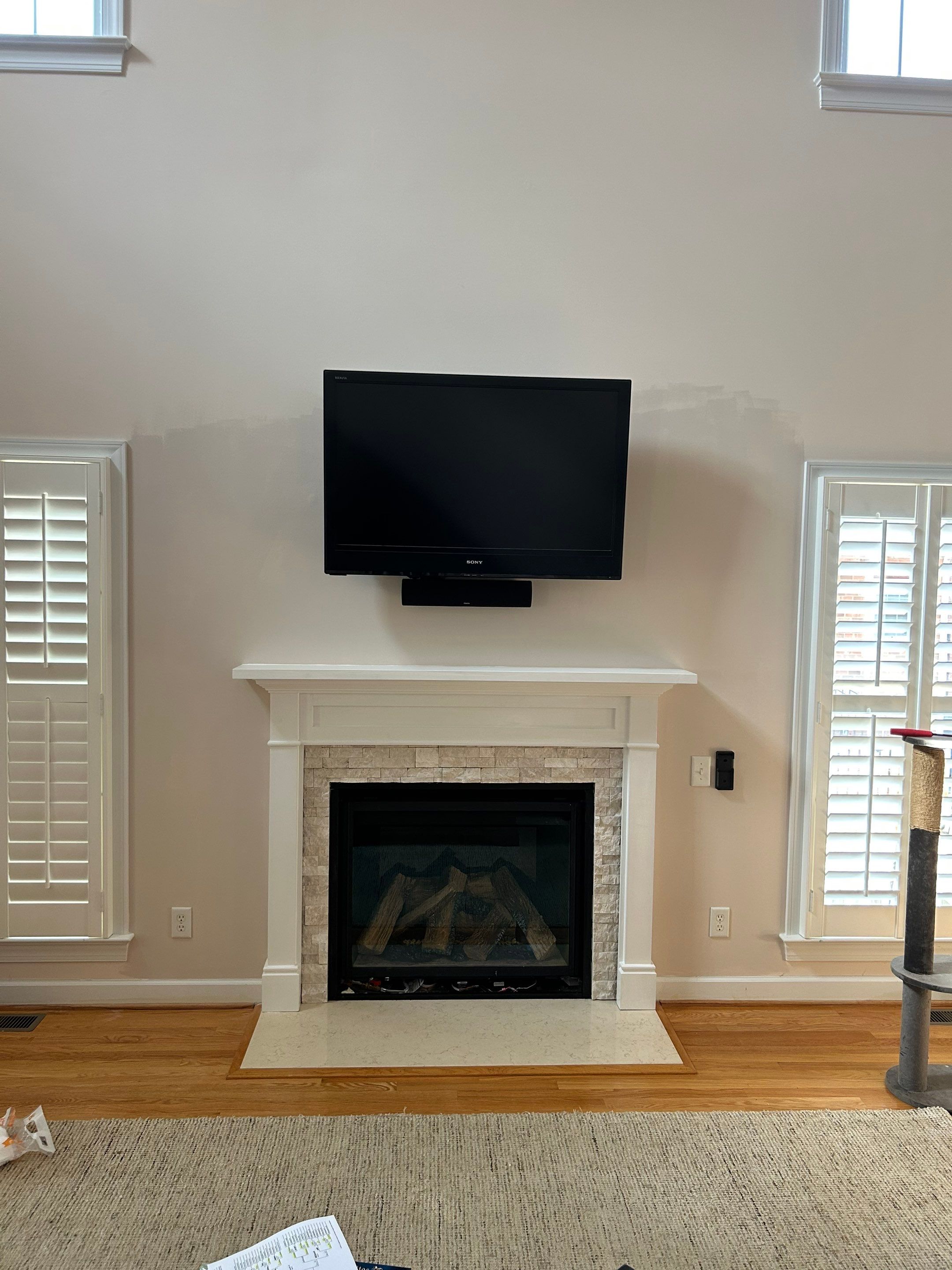 Majestic Meridian Gas Fireplace with Intellifire Touch Ignition by Premier Chimney and Roofing