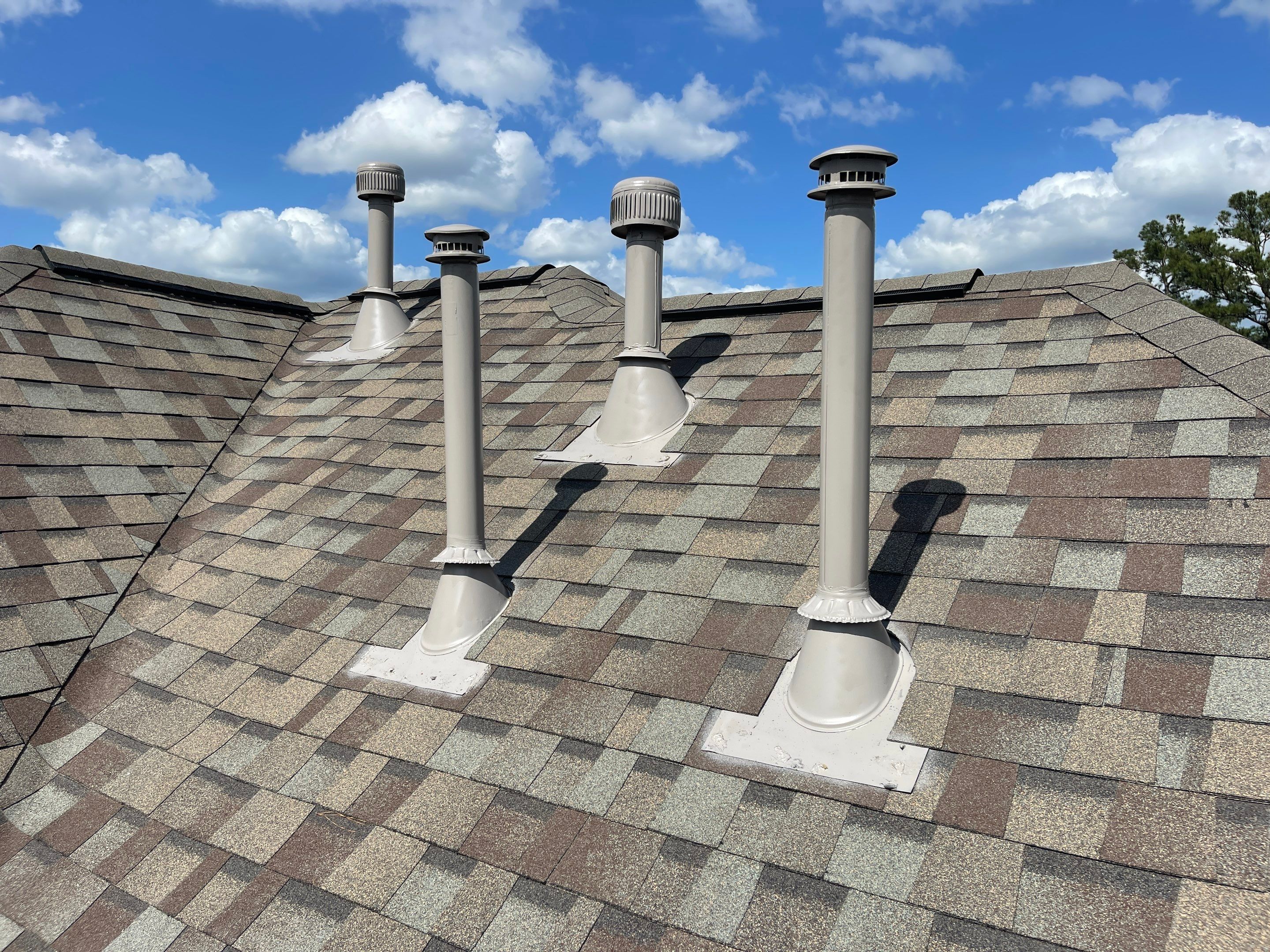 OC Duration Driftwood by HHH Roofing & Construction