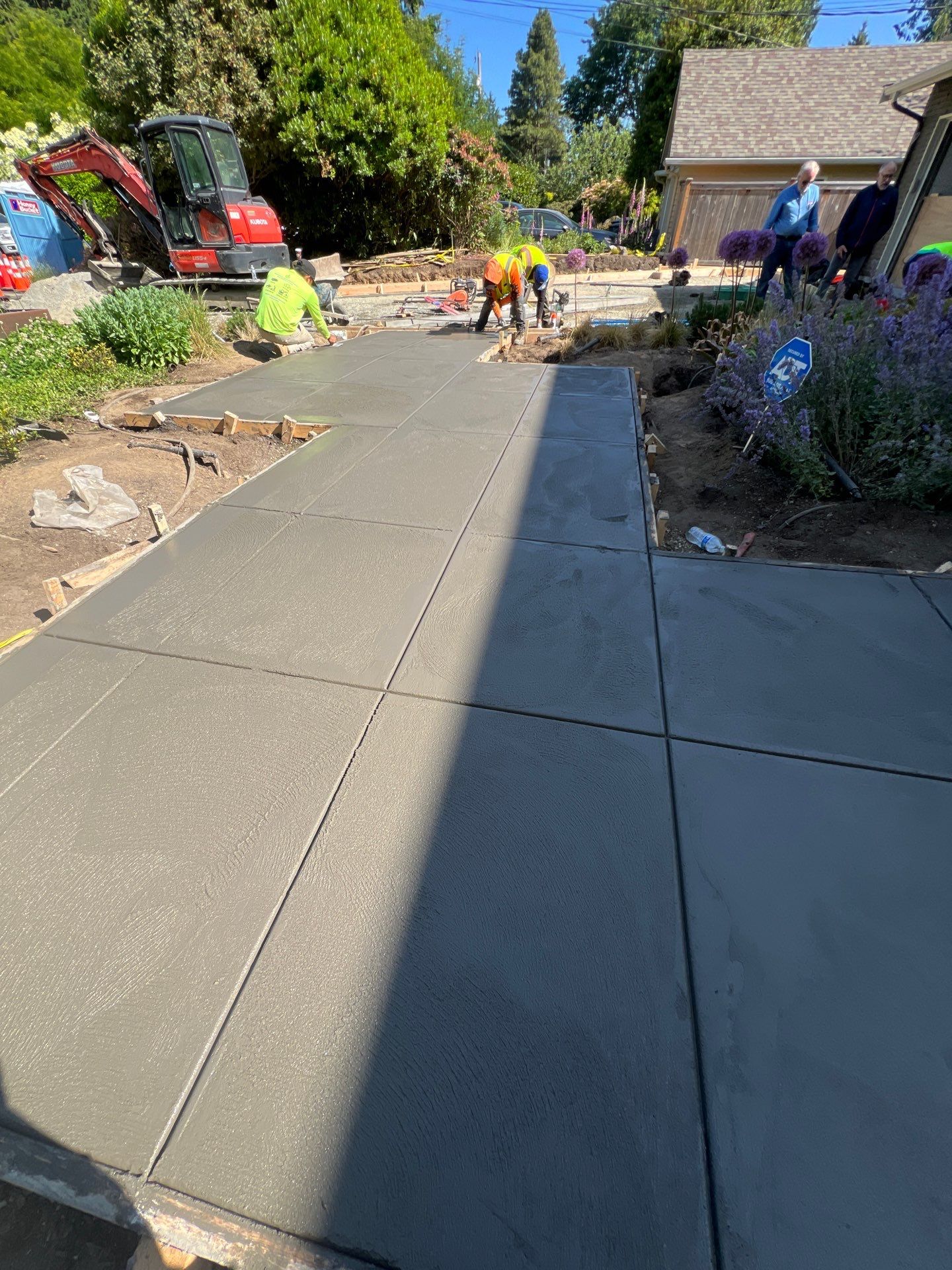 Concrete Driveway Makeover | Edmonds  by Jireh Asphalt & Concrete Inc 