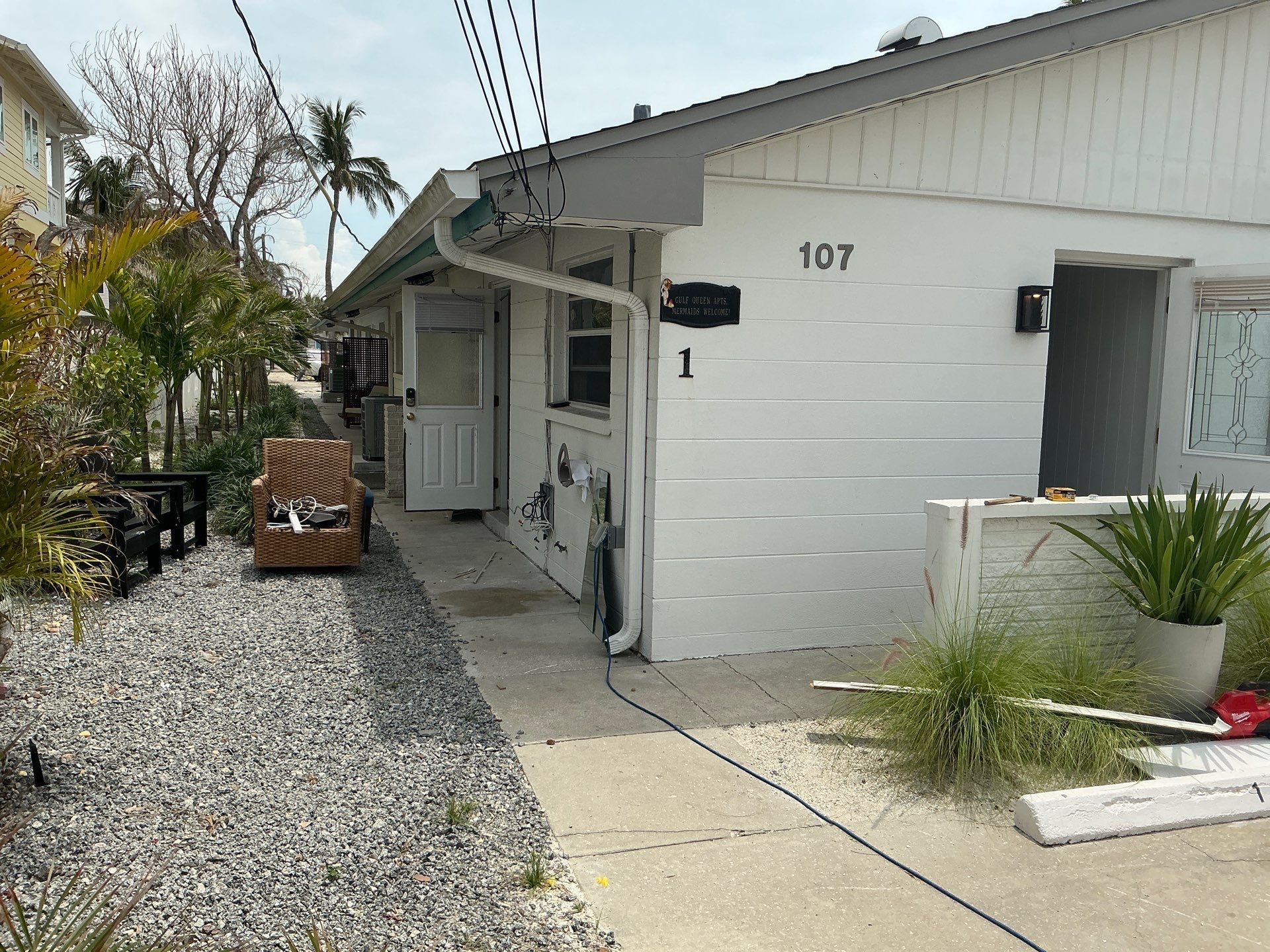 Splash Guard Gutter System and 7-inch Installation in Anna Maria FL by Gutter Professors