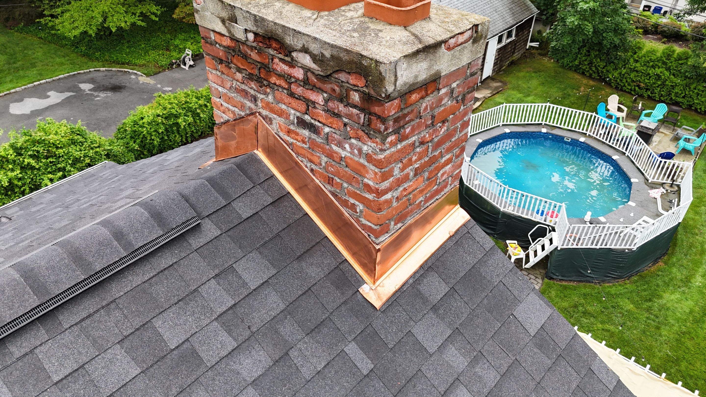 Project in New Rochelle by The Energy Efficient Roofer & George's Seamless Gutters