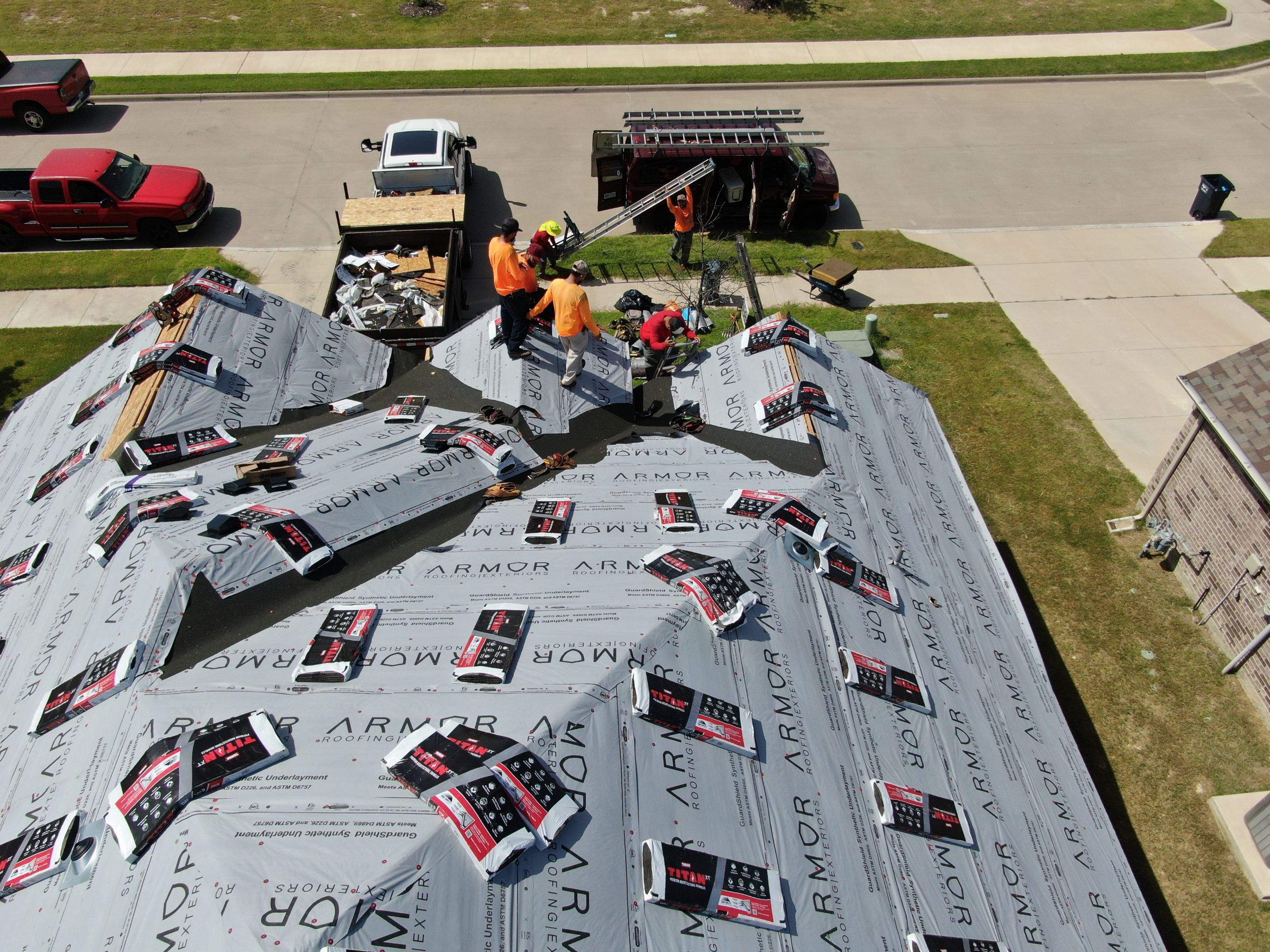 Full Roof Replacement in Fort Worth Featuring Tamko Titan XT Shingles by Armor Roofing | Exteriors