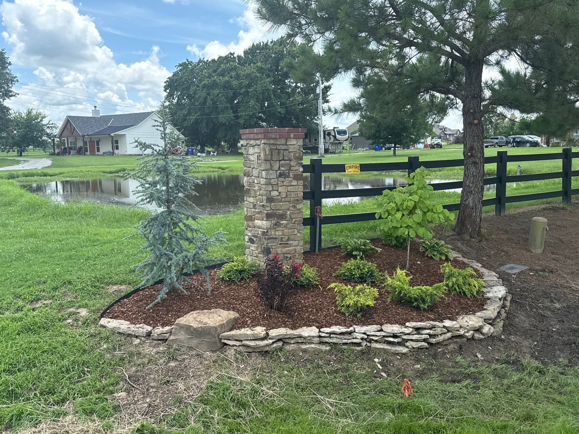 Project in Broken Arrow by Greenscapes Outdoor