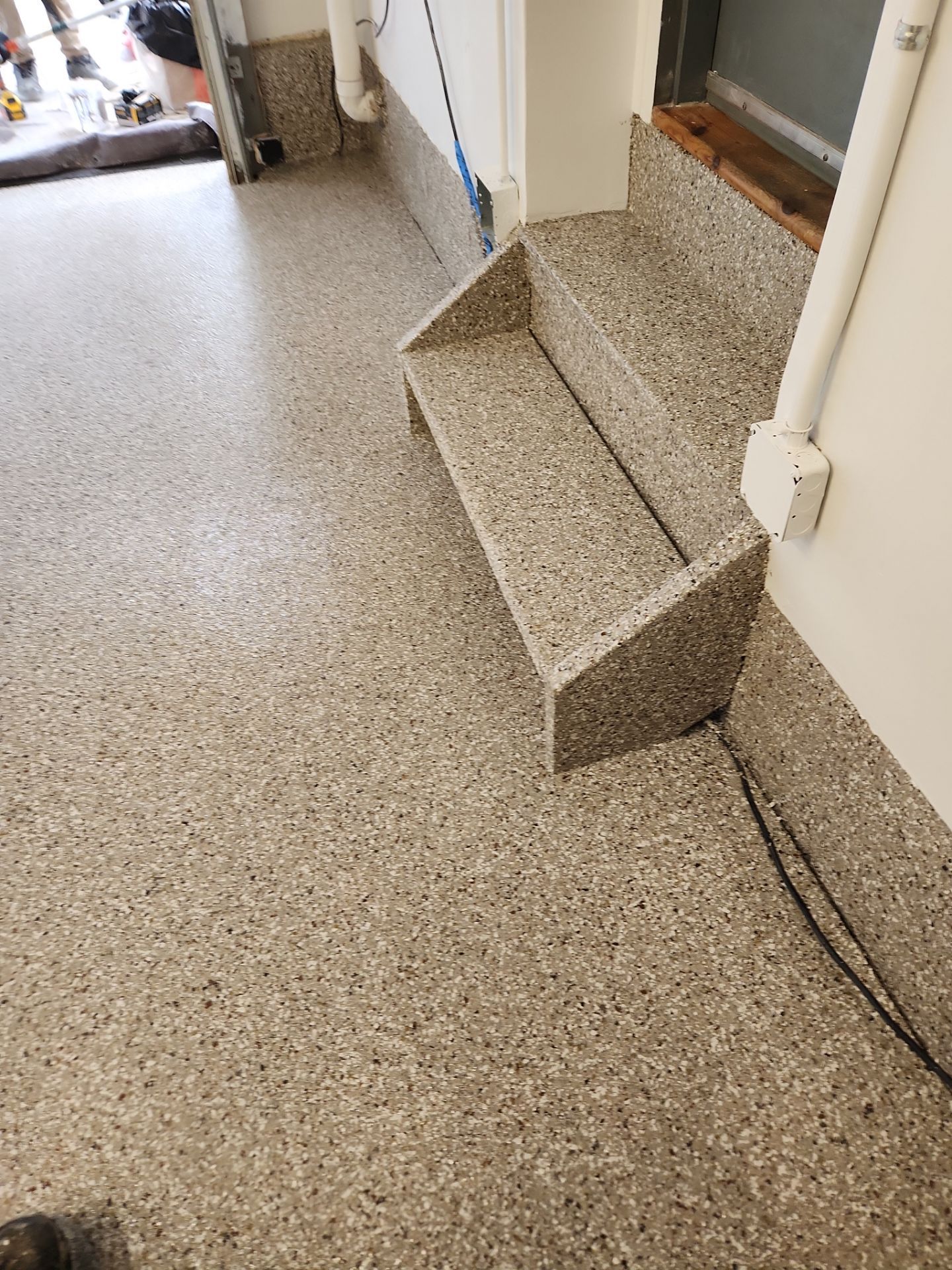 Garage Floor Coating and Crack Repair in Ramsey, New Jersey by Spectrum Painting, LLC