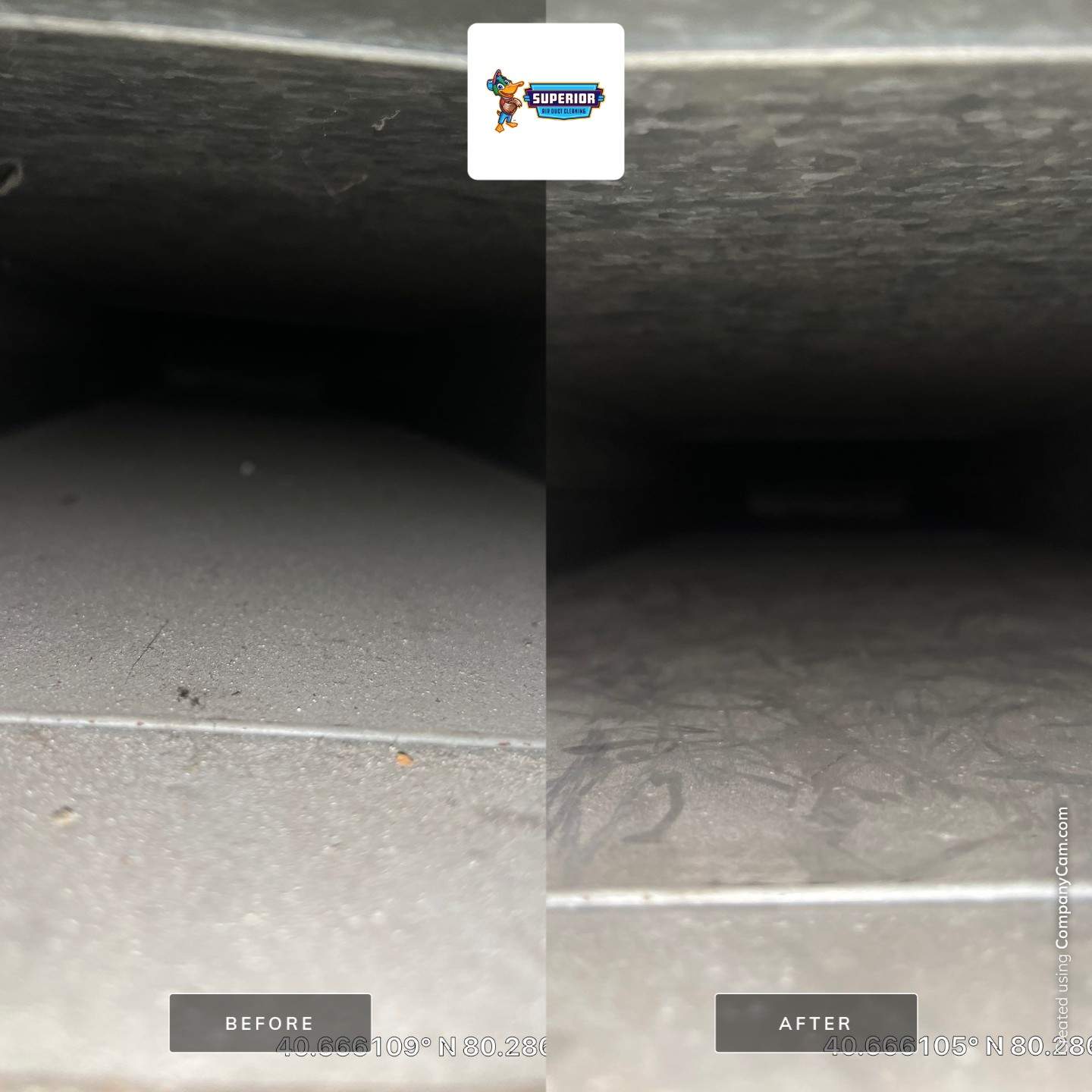 Air Duct Cleaning With a Vacuum Truck in Rochester, PA by Superior Air Duct Cleaning