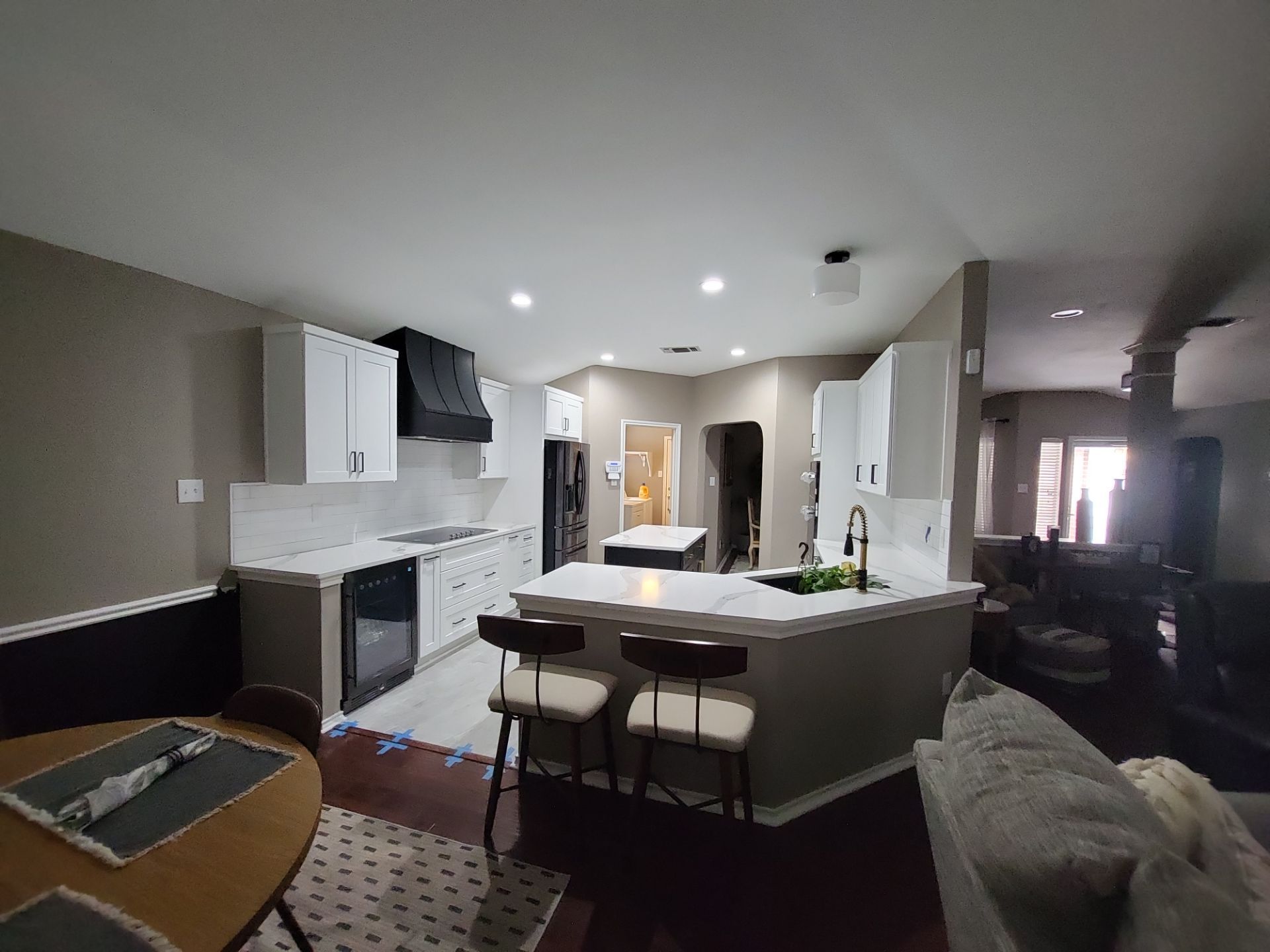 Northwest San Antonio Kitchen Remodel | Bright White Cabinets & Open Layout by Legacy Bath and Kitchen 