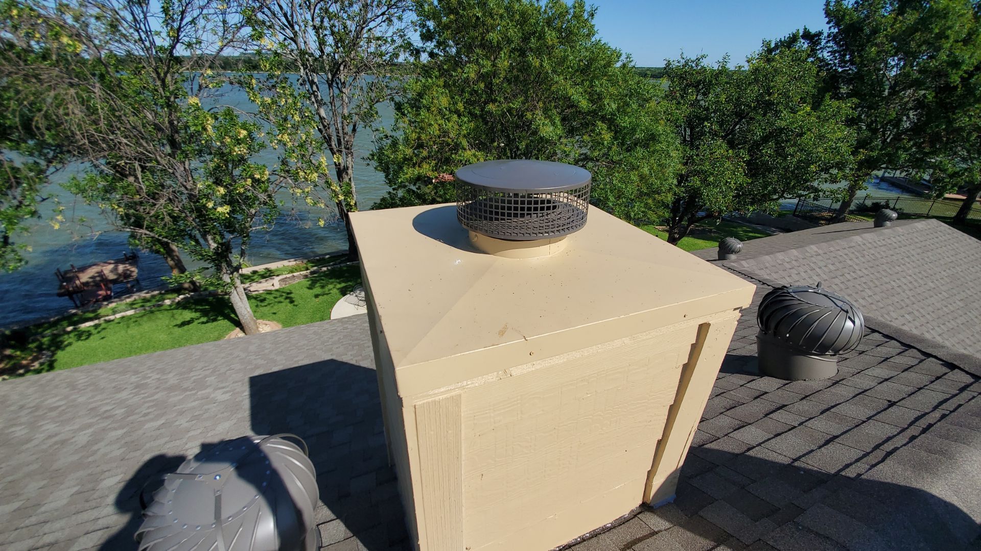 Full Architectural Shingle Roof Replacement and Chimney Repair in Runaway Bay by Armor Roofing | Exteriors