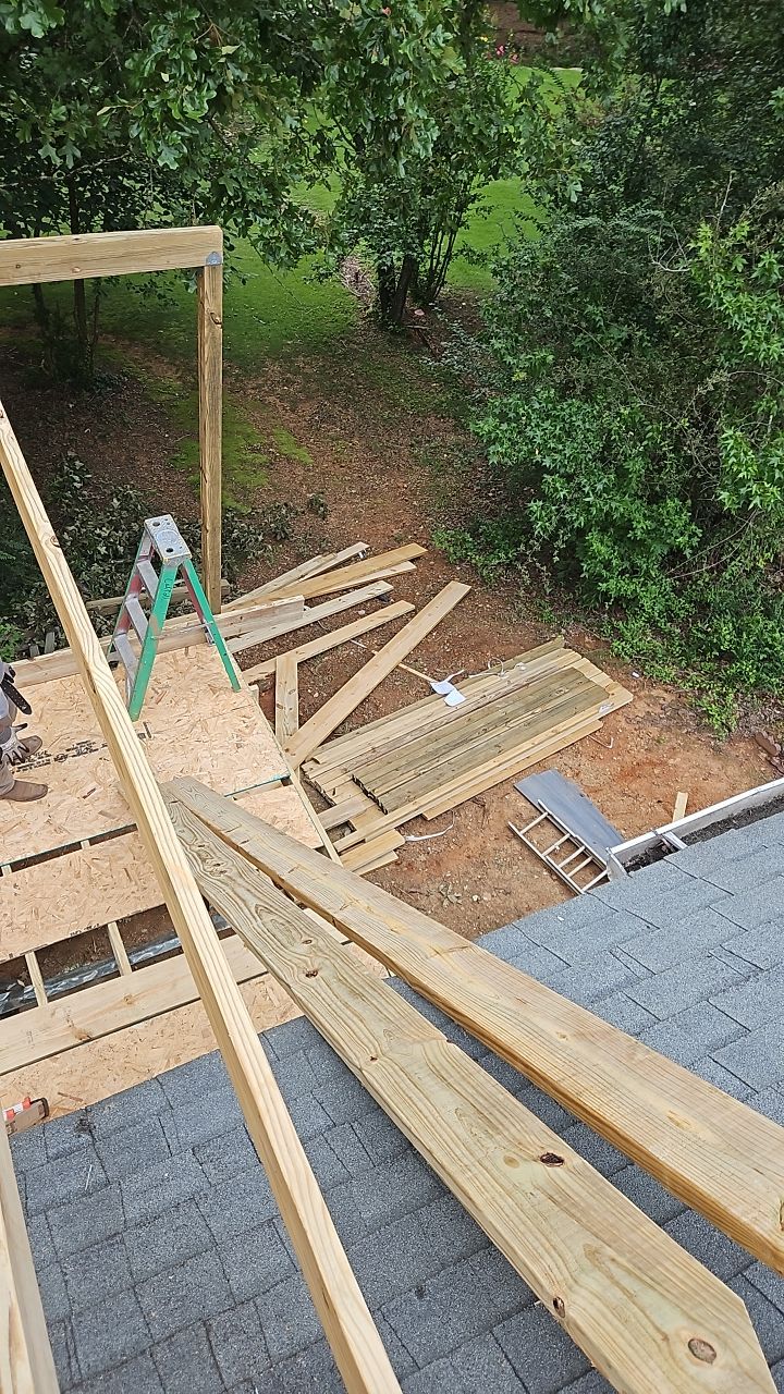 South Trace Lane - Deck Installation and Chimney Repair by Pillar and Pine