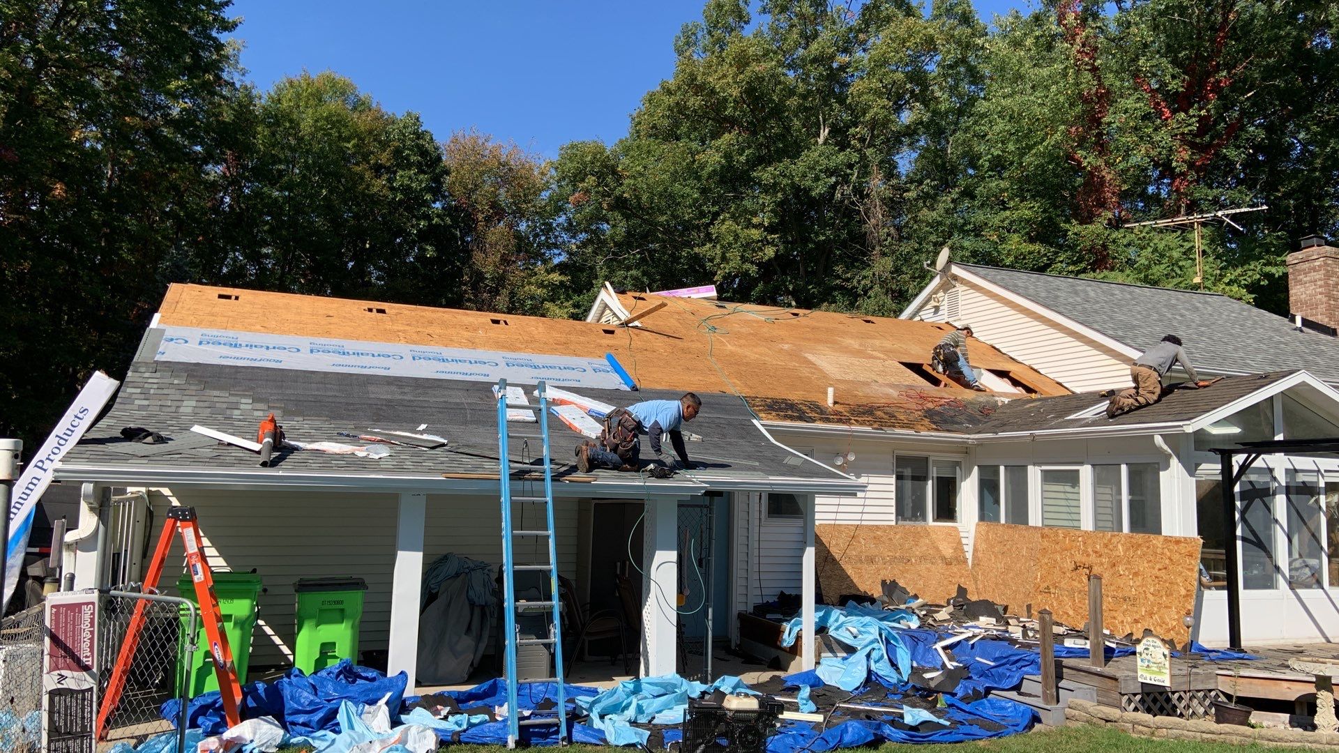 Roof Replacement using CertainTeed Landmark by 180 Contractors