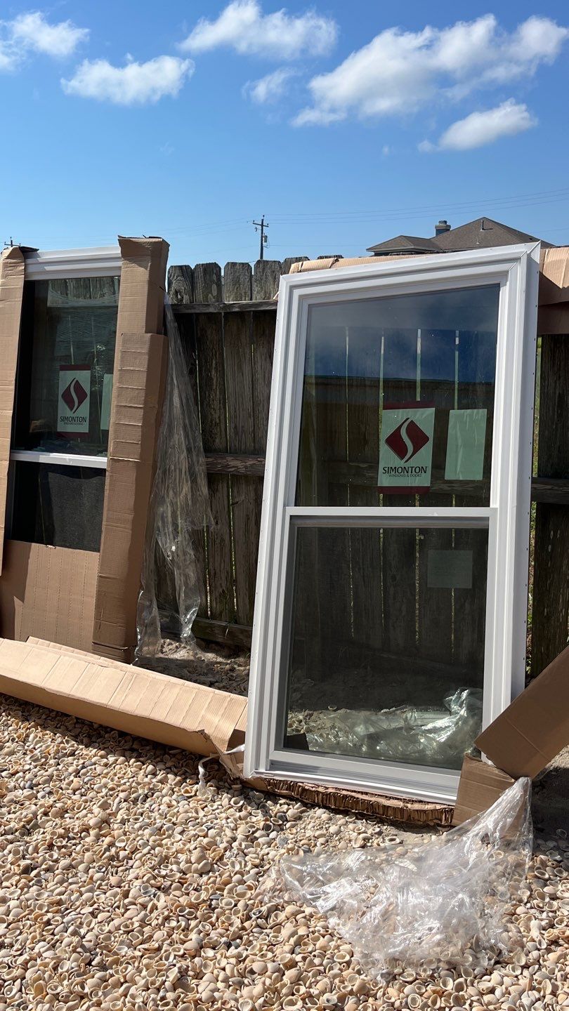 Curved Trim Windows by Bayfront Roofing and Construction