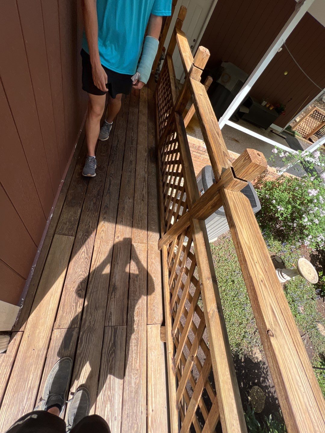 Coated Deck using Wood Sealant by DuraSeal