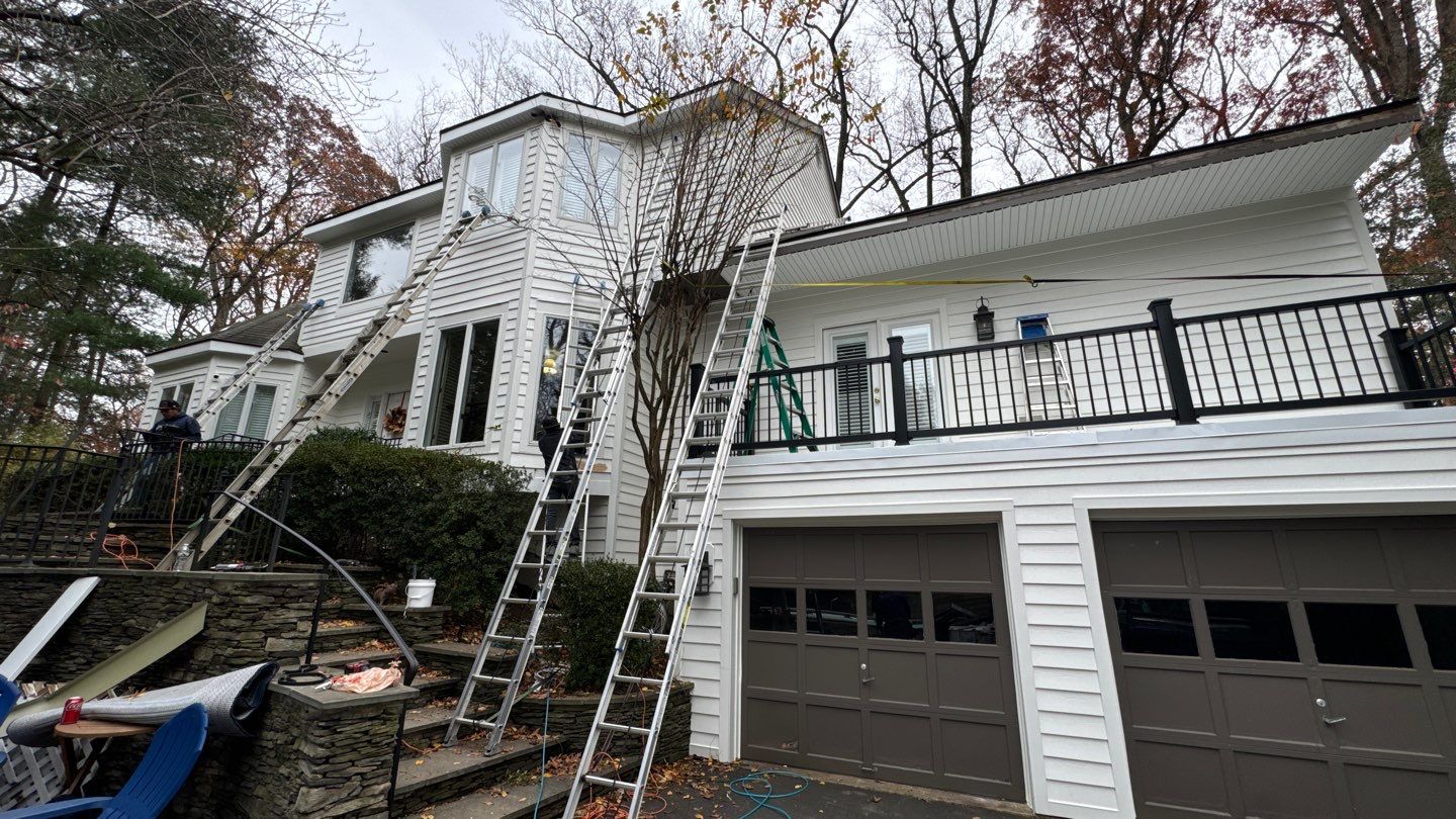 Arlington: Bevel Cedar Wood Siding Restoration by RM Banning, Inc.