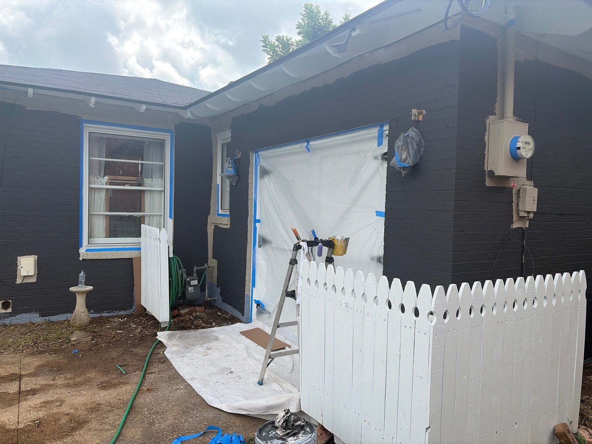 From Forgettable to Modern: An Exterior Brick Paint Job in Tyler TX by Quality Coats Painting