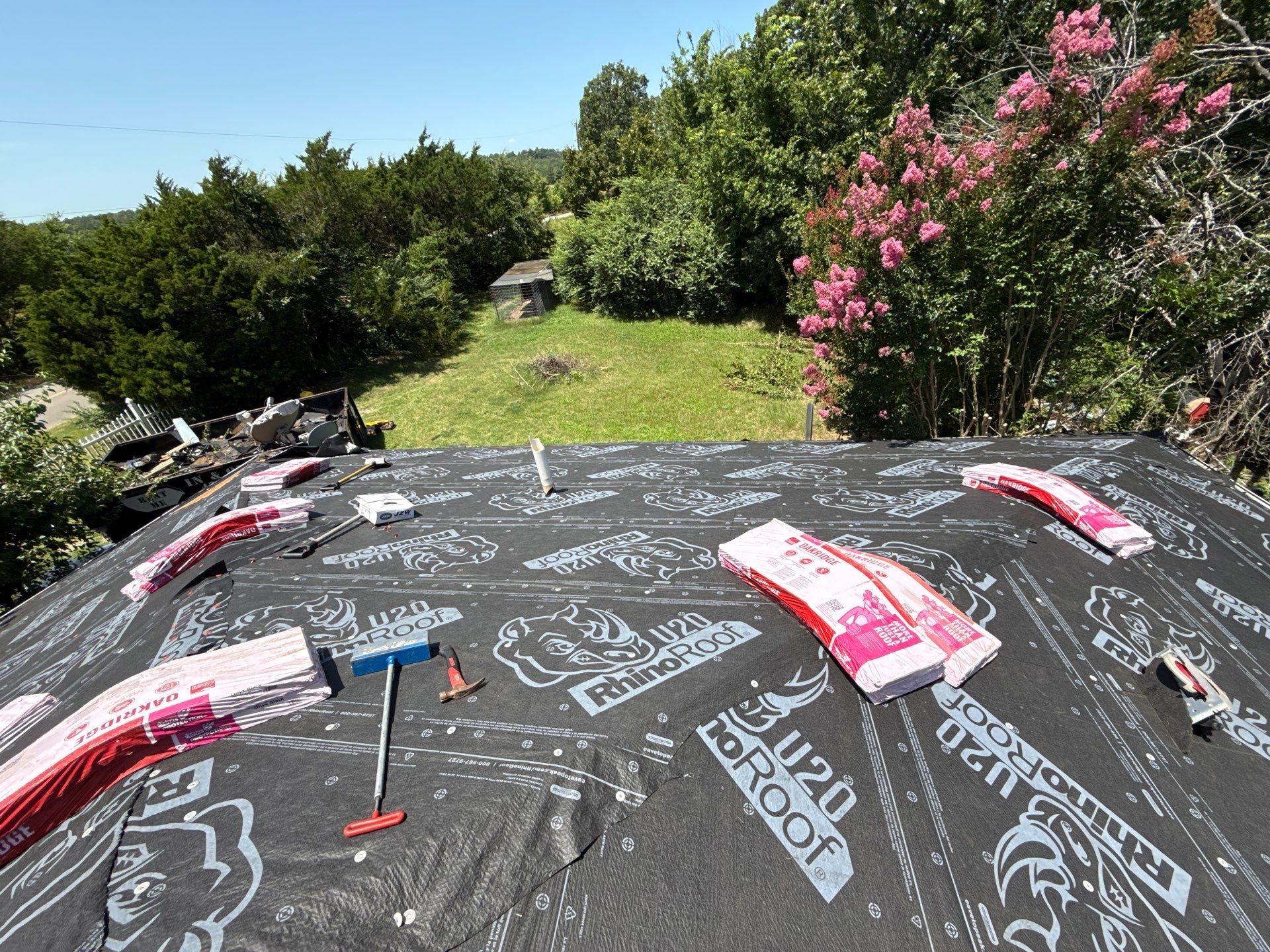 2 layers tear off & installation of new architectural shingles. by In & Out Construction & Remodeling, LLC