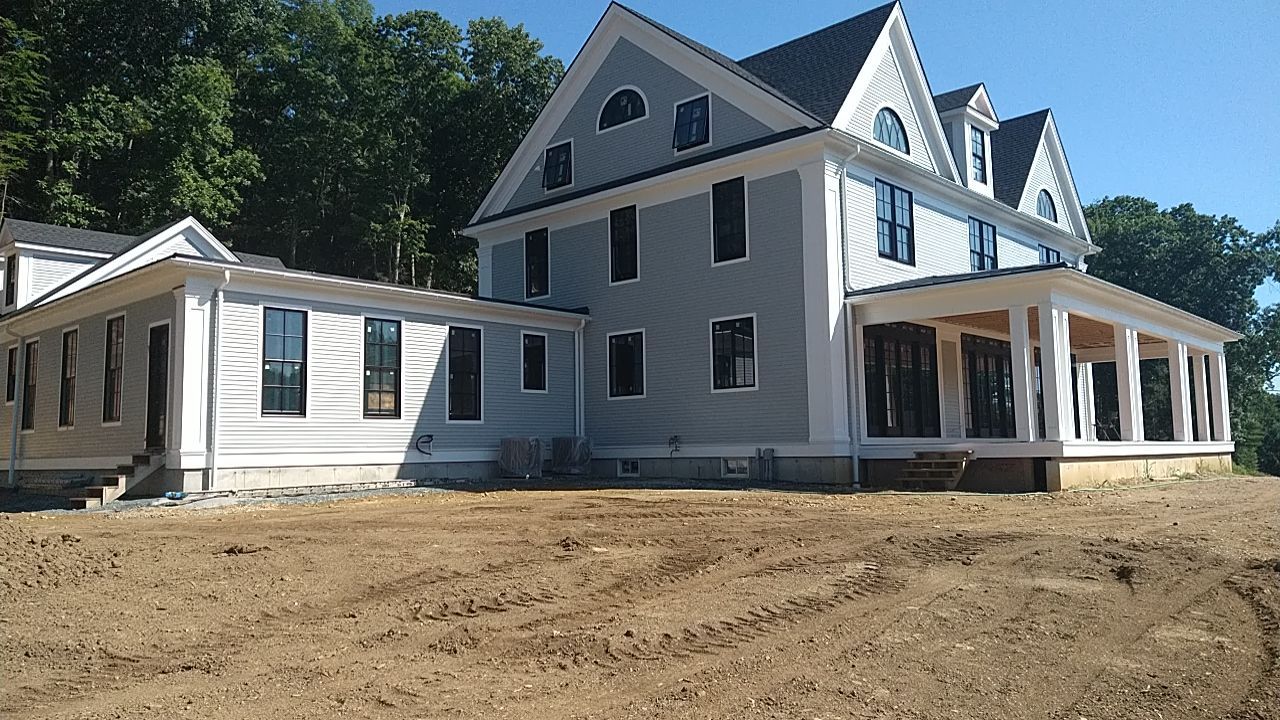 Harvard, MA Gutter Installation using 6" Half Round Aluminum Gutter by Gutter Pro Enterprises