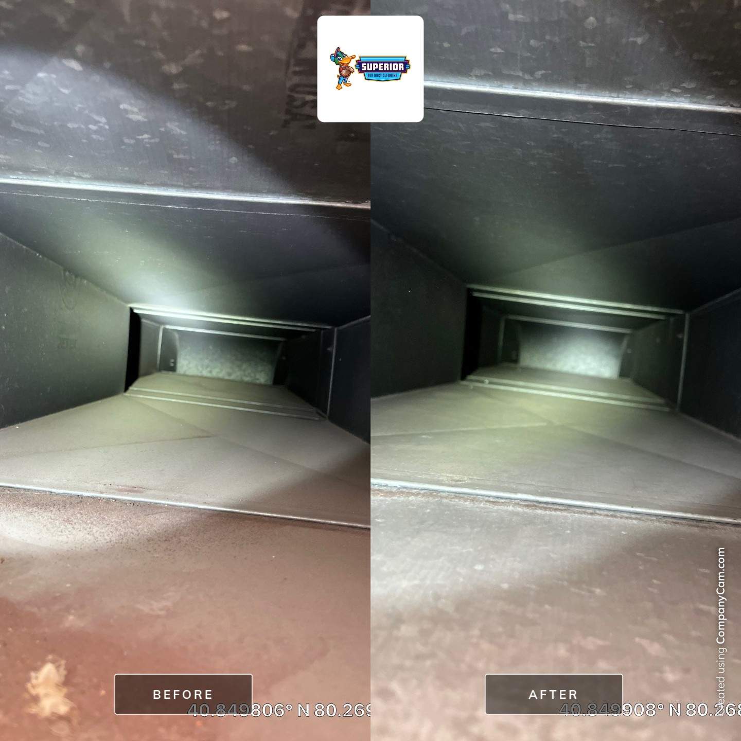 Air Duct Cleaning With a Vacuum Truck in Ellwood City, PA by Superior Air Duct Cleaning