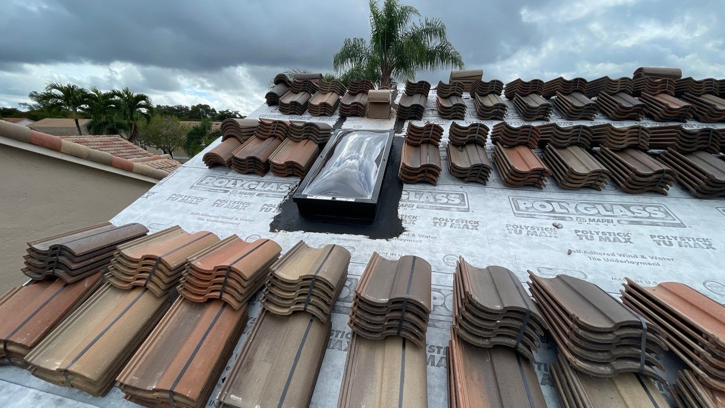 Residential Roofing Installation using Eagle Roofing Tile by BLUES BROTHERS ROOFING
