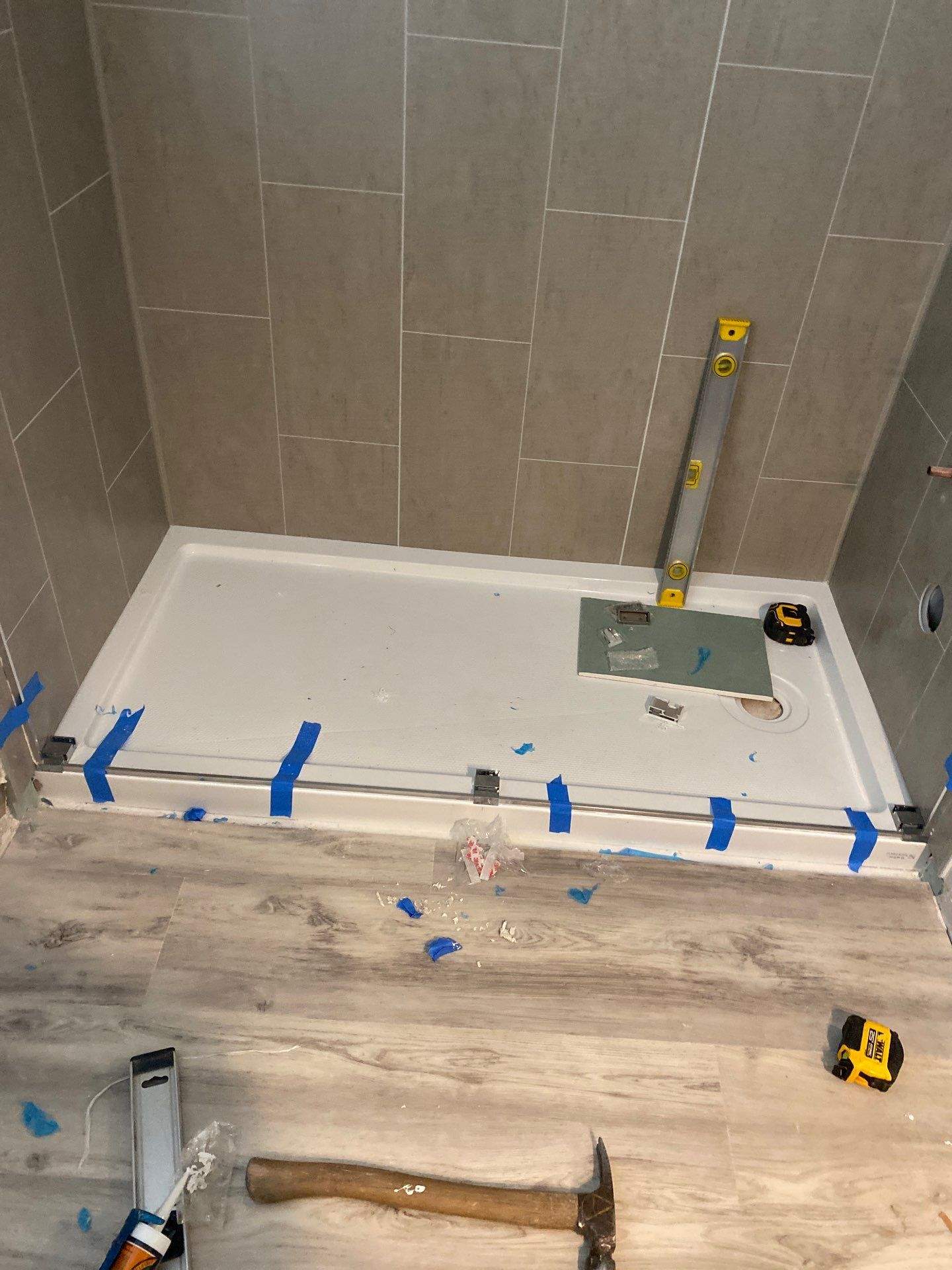 358 - Shower Remodel  by MV General Construction, LLC