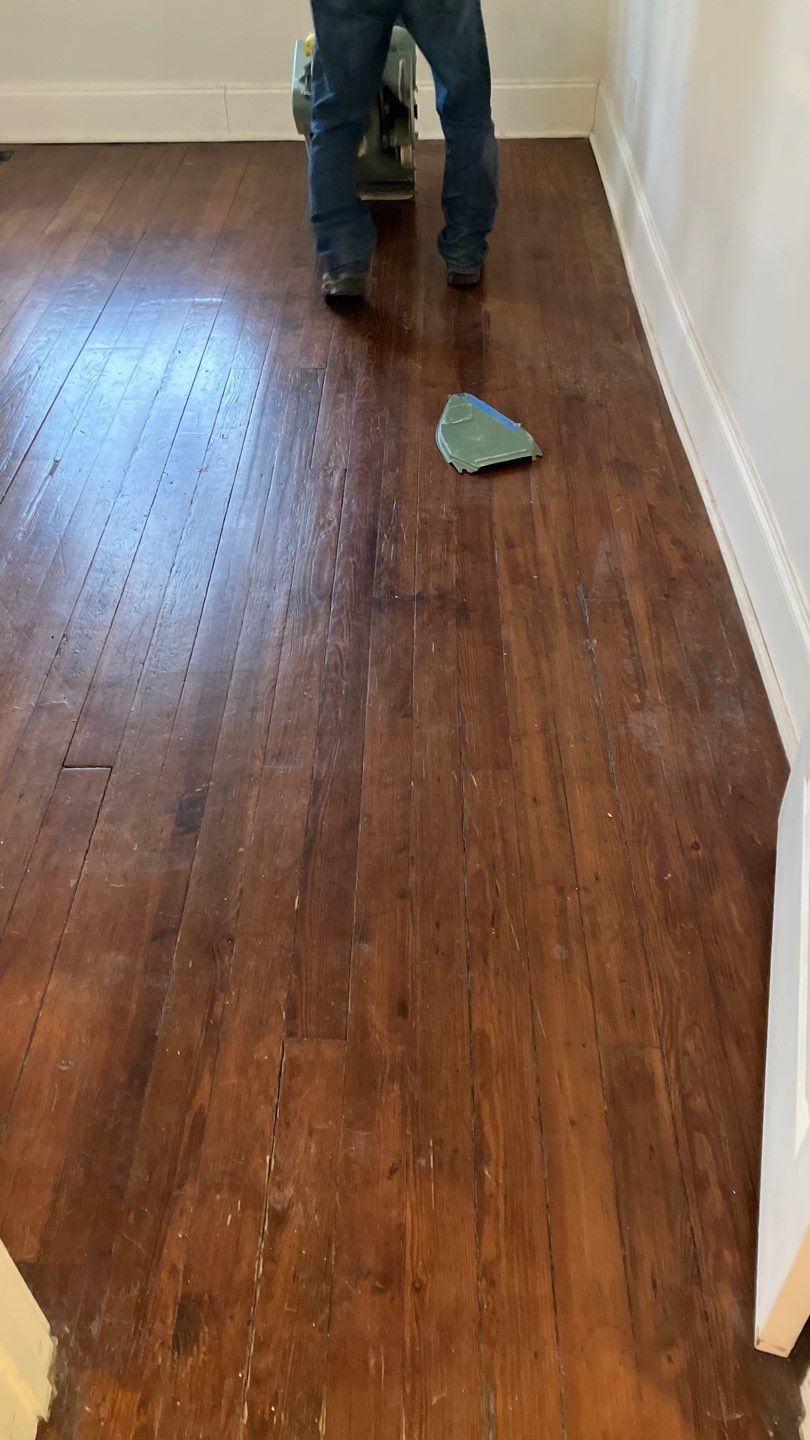 Hardwood Refinish and repair by Footprints Floors of Nashville
