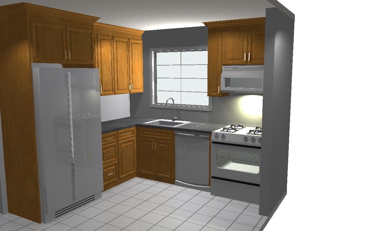 Kitchen Remodel using Cabinets by Home Concepts Construction