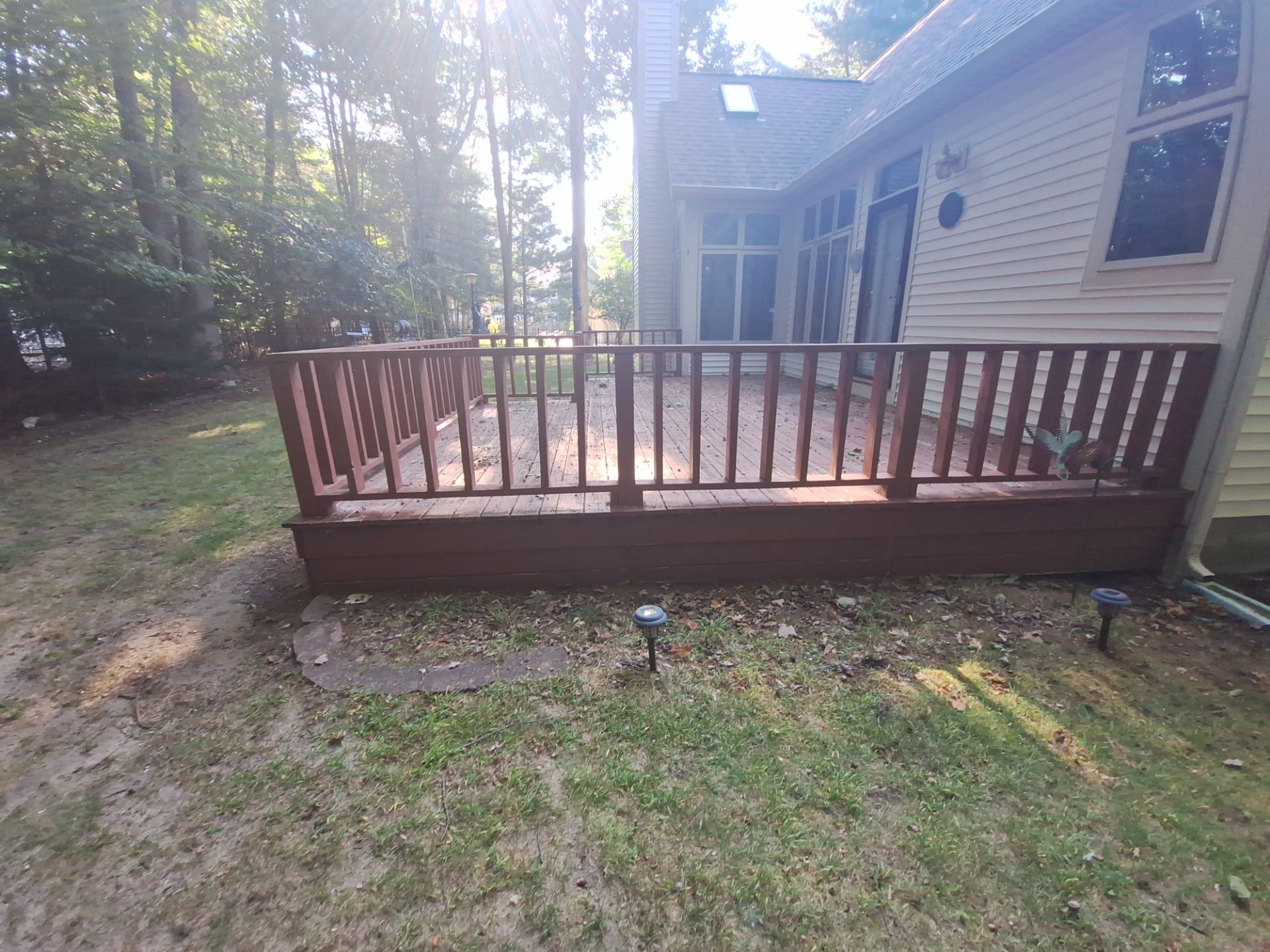 Deck washing and Solid Staining! by Gordon Painting