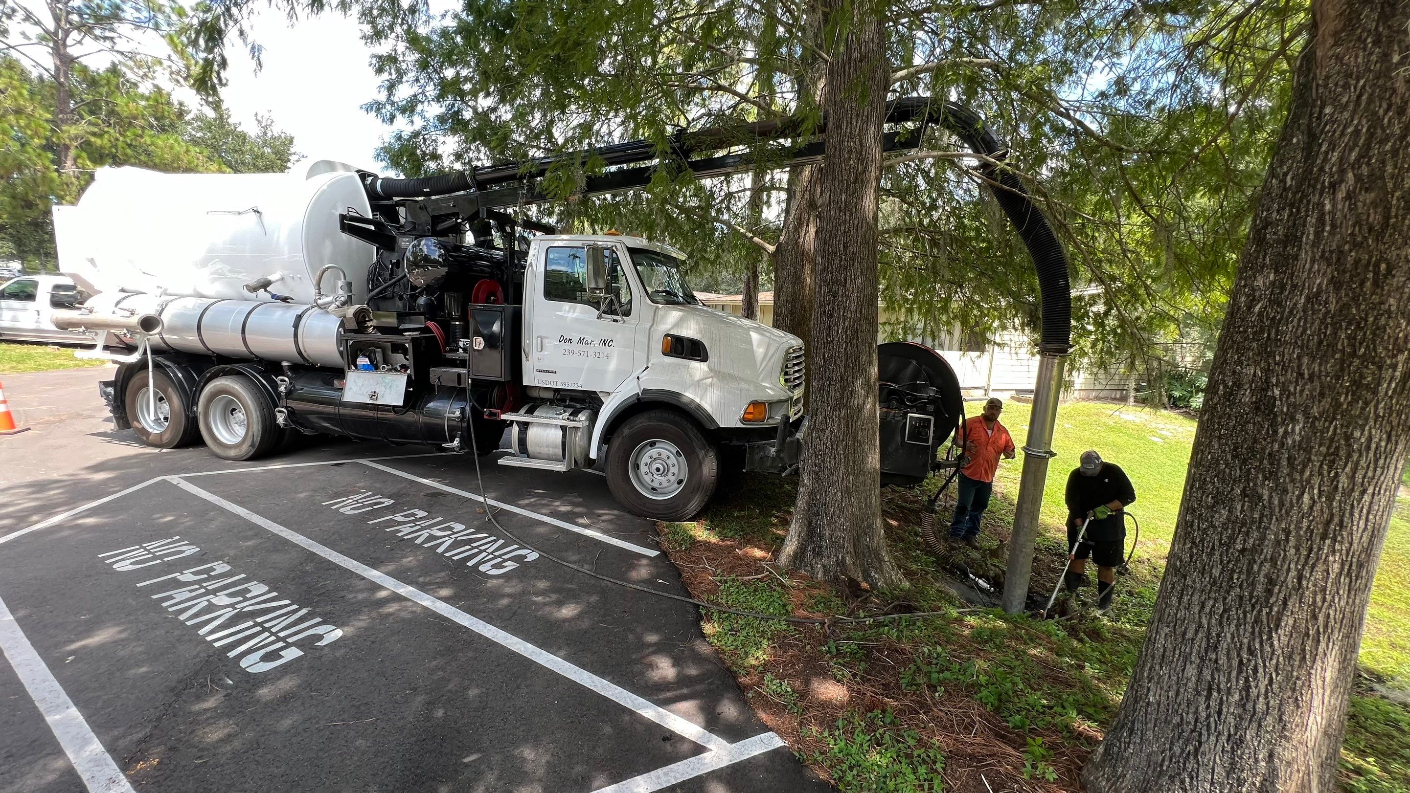 Apartment Complex Storm Water System Cleaning and Maintenance by APS Power & Water