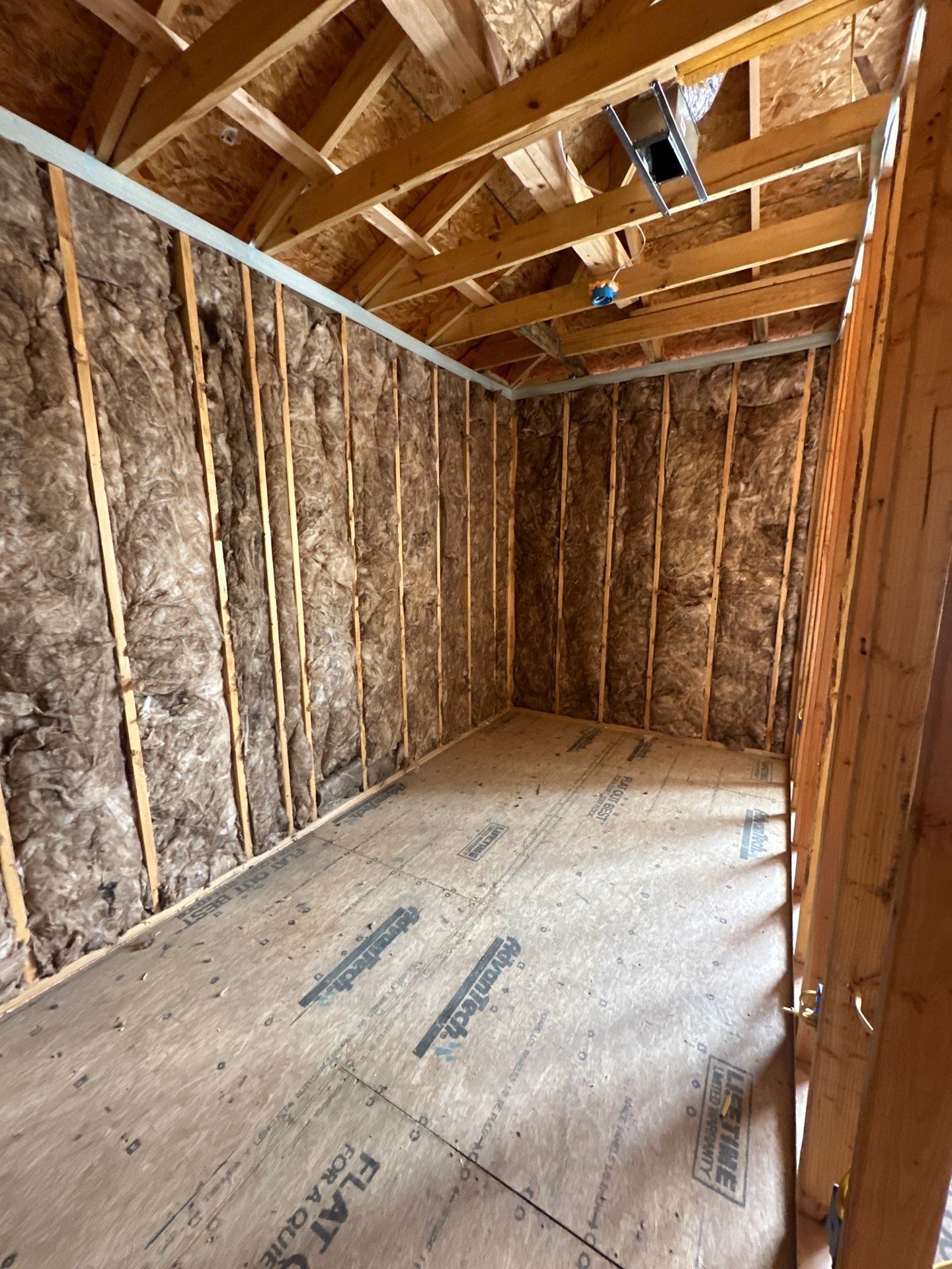 Full install on this new beautiful custom home in Dallas by Apex Insulation Solutions