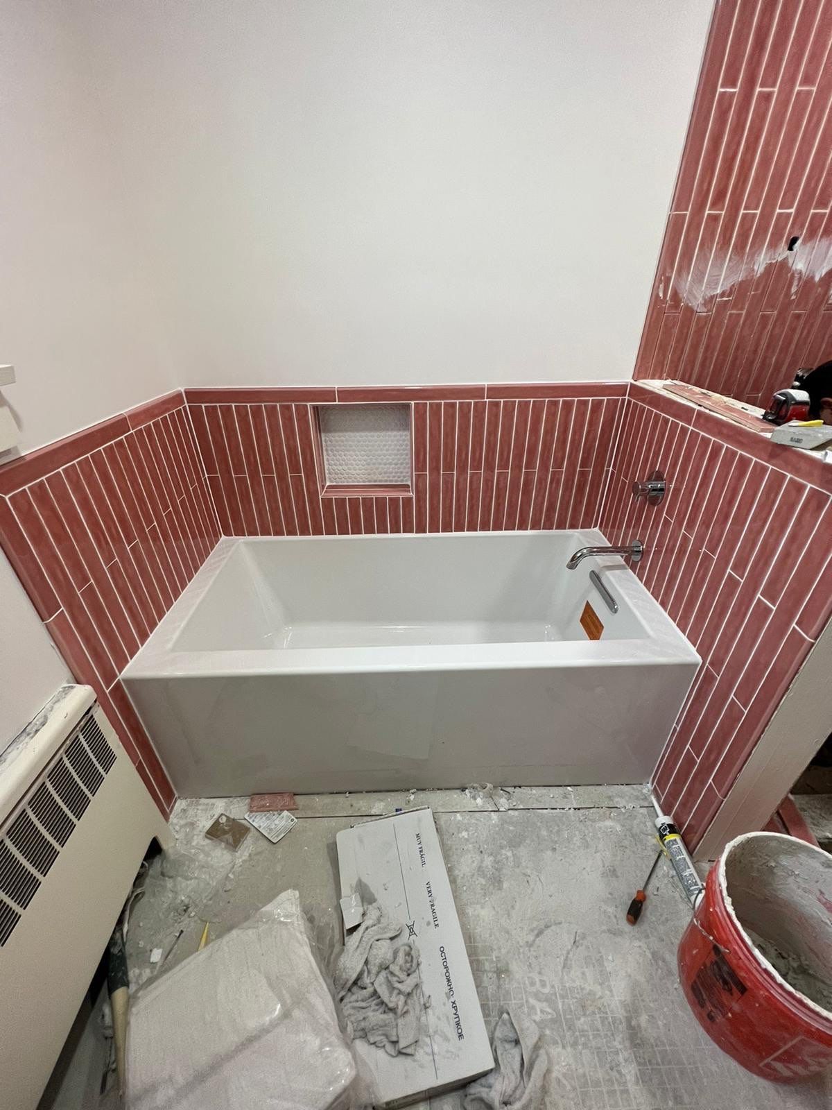 Bathroom Remodel using Tile by Home Concepts Construction