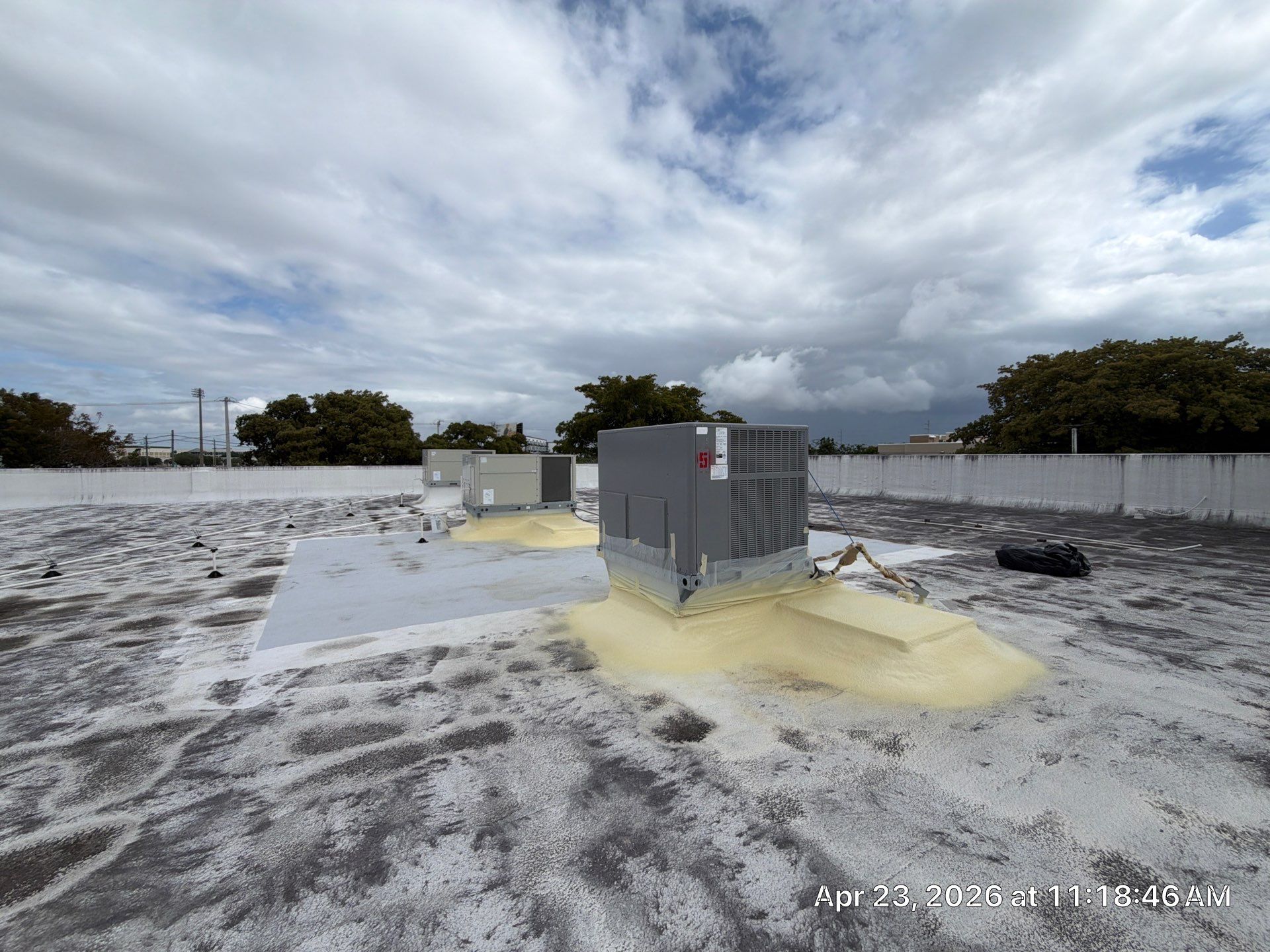 Commercial Flat Roof Restoration and Elastomeric Waterproofing in Delray Beach by Roof King LLC