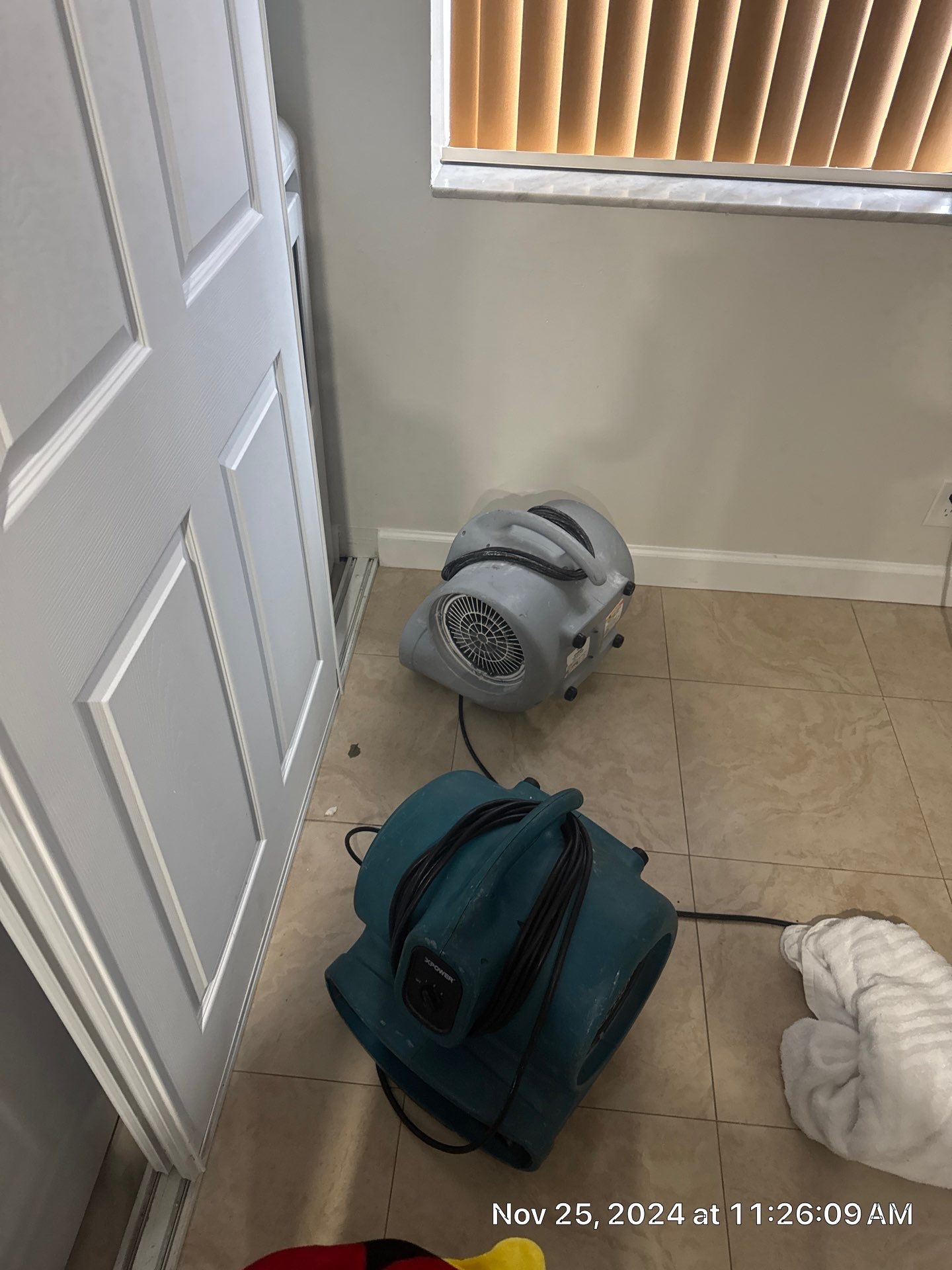 Water Damage using Drying Equipment by SuperClean 