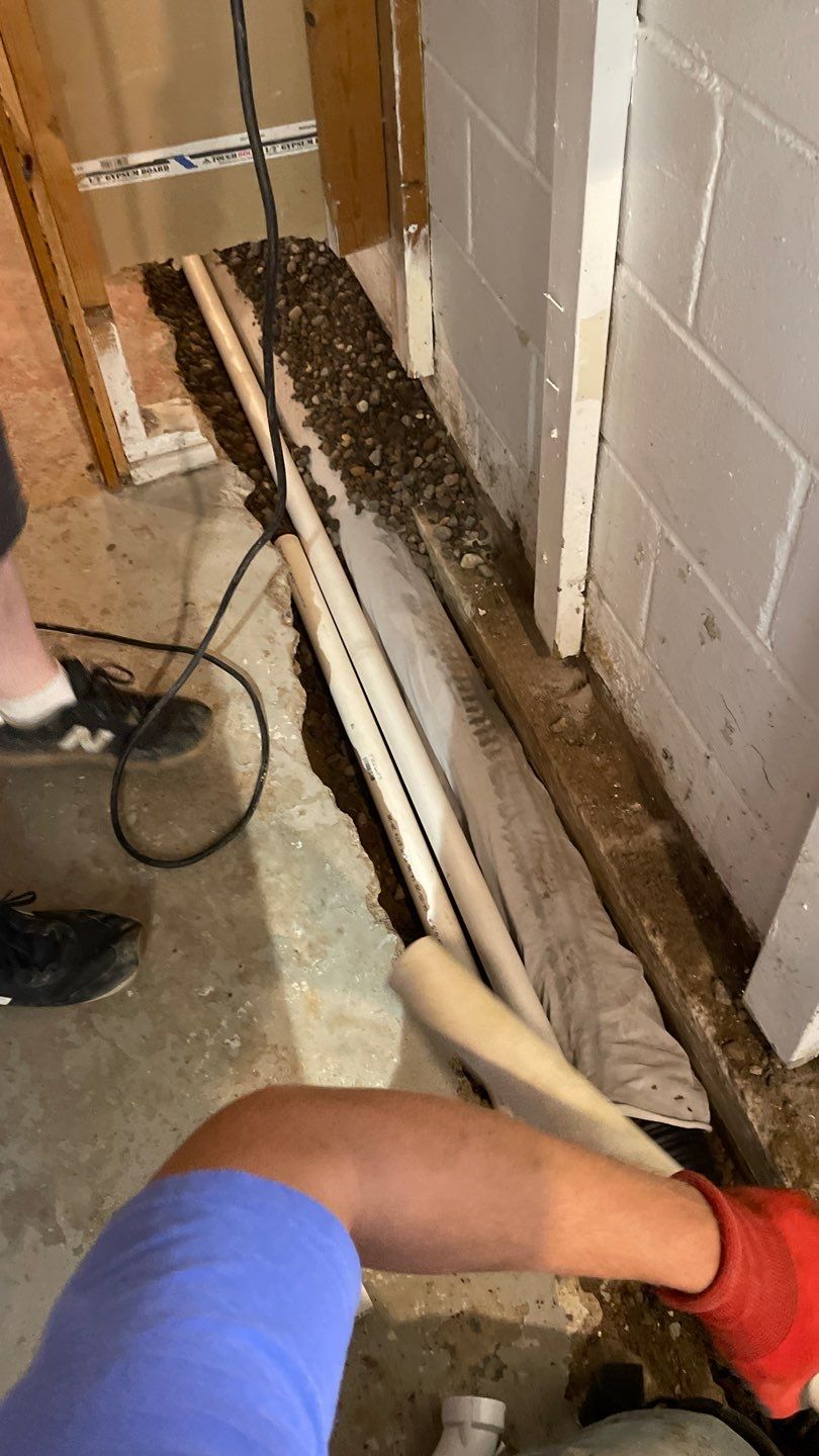 Drain Tile in Columbia Heights by Waterproofing Northeast