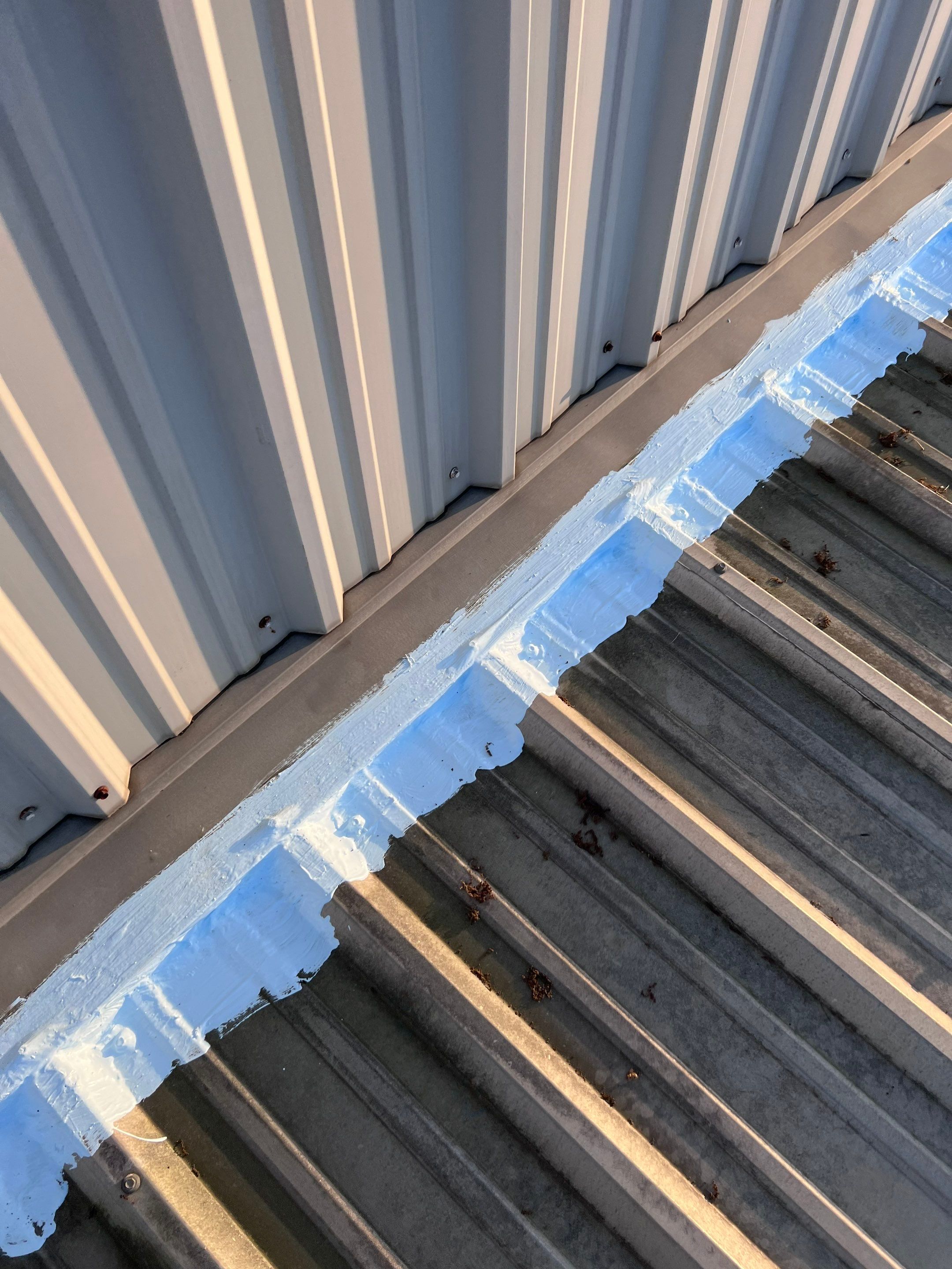 Hail Damage using Metal by Roof Repair Company