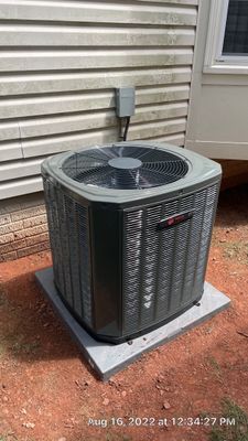 3 ton 14 seer Trane AC and gas furnace