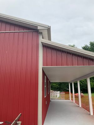 Covered Concrete Porch Addition and Exterior Door Installation in Tower City