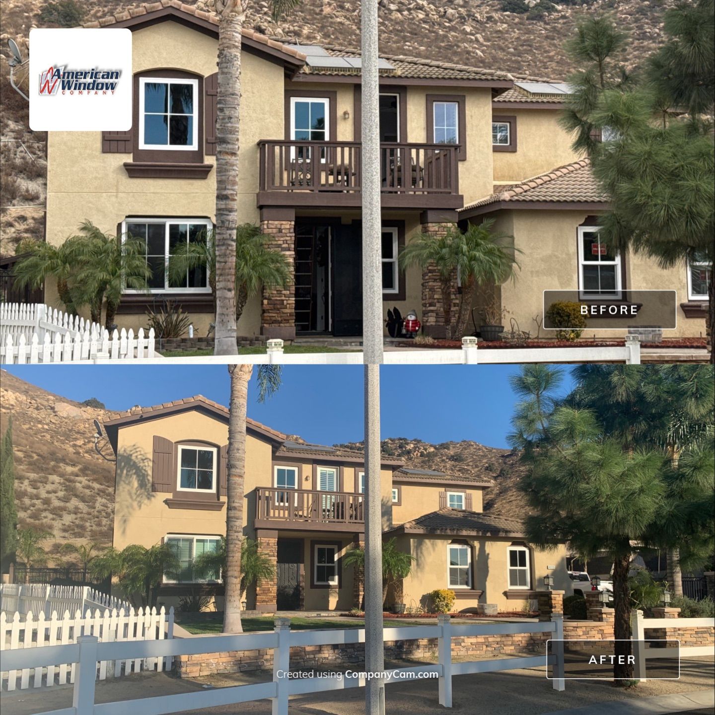 Window Installation using Milgard by American Window Company