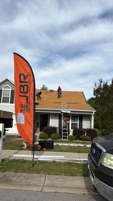 Residential Roof using Moire Black
