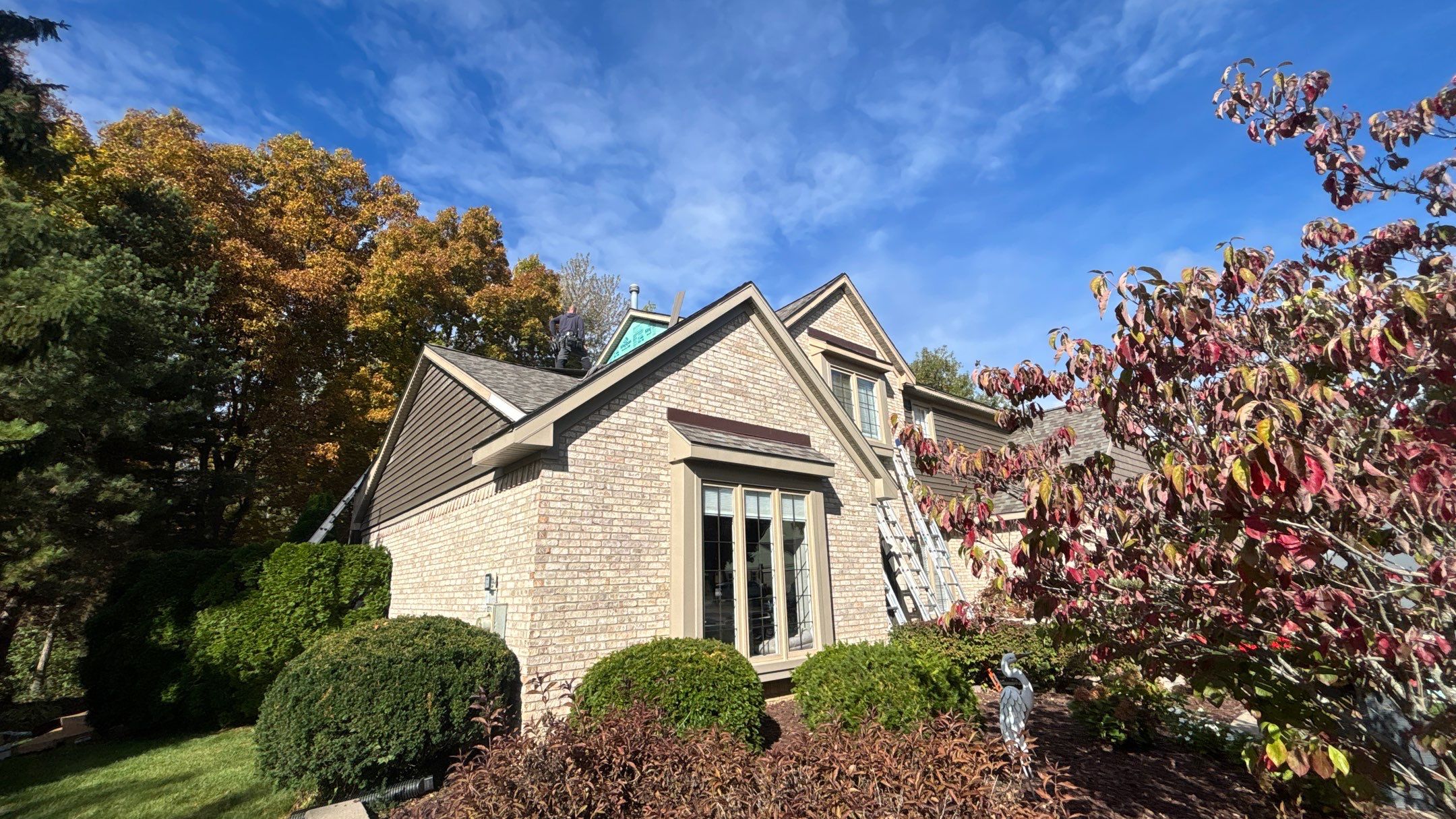 Siding Replacement using Alside D5" Flagship Brown by 180 Contractors