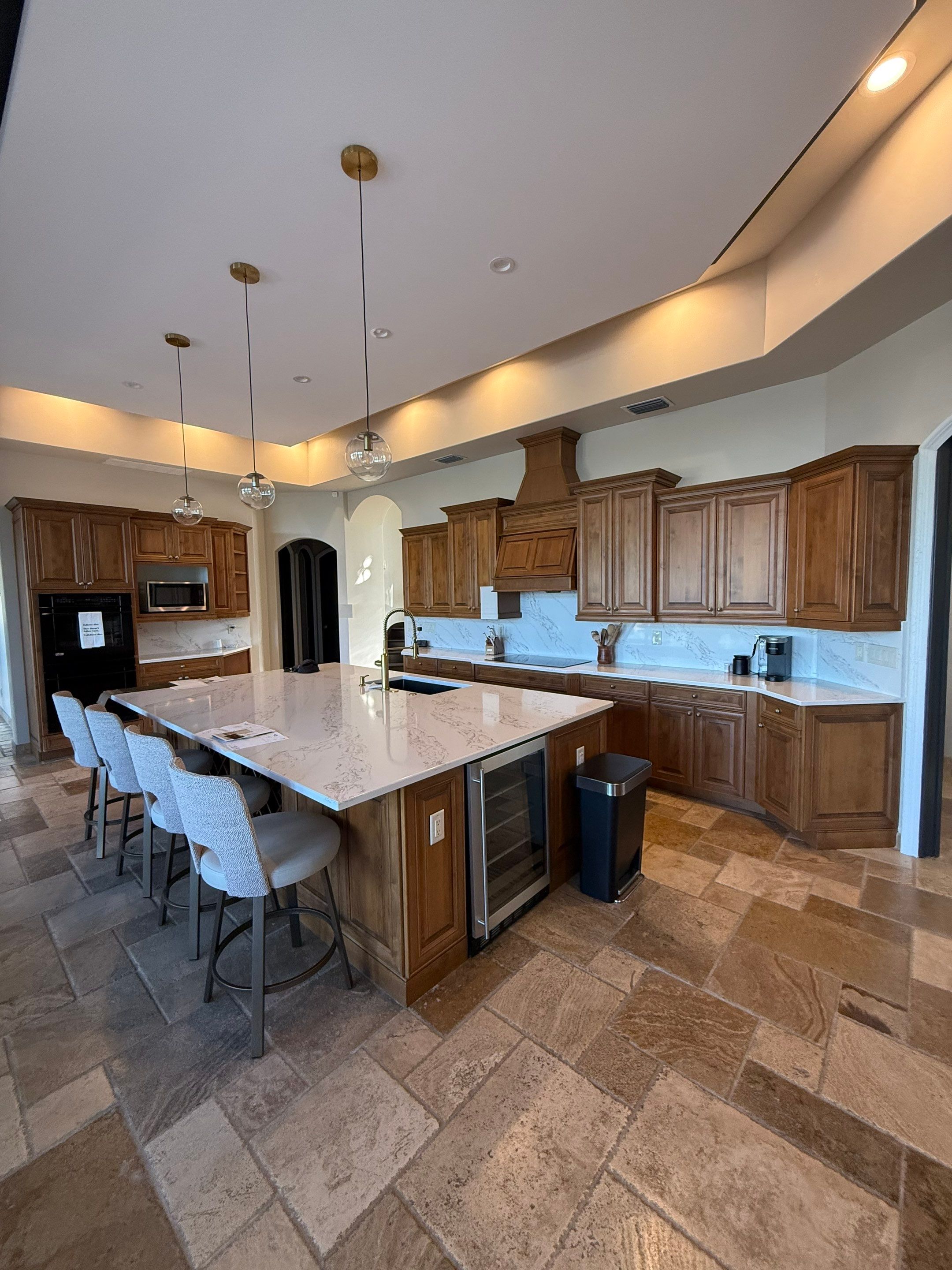 Two Tone Cabinets Repaint by Fresh Coat Painters