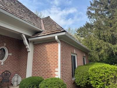 Turtle Shell gutter protection installation in St. Charles, IL 60174, photograph 21