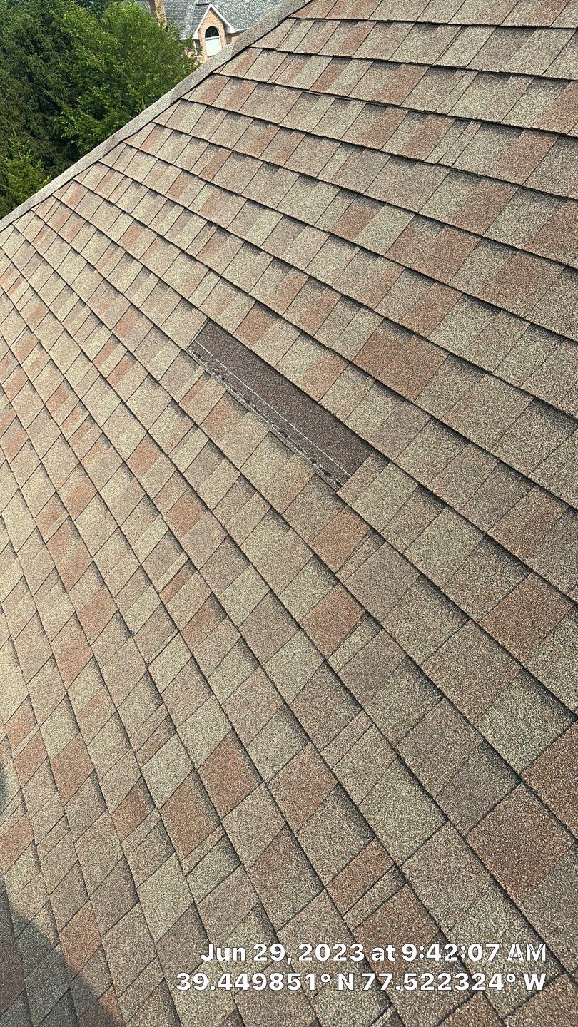 Residential Roofing Repair using CertainTeed Landmark Weathered Wood Architectural Shingles by Frederick Roof Repair