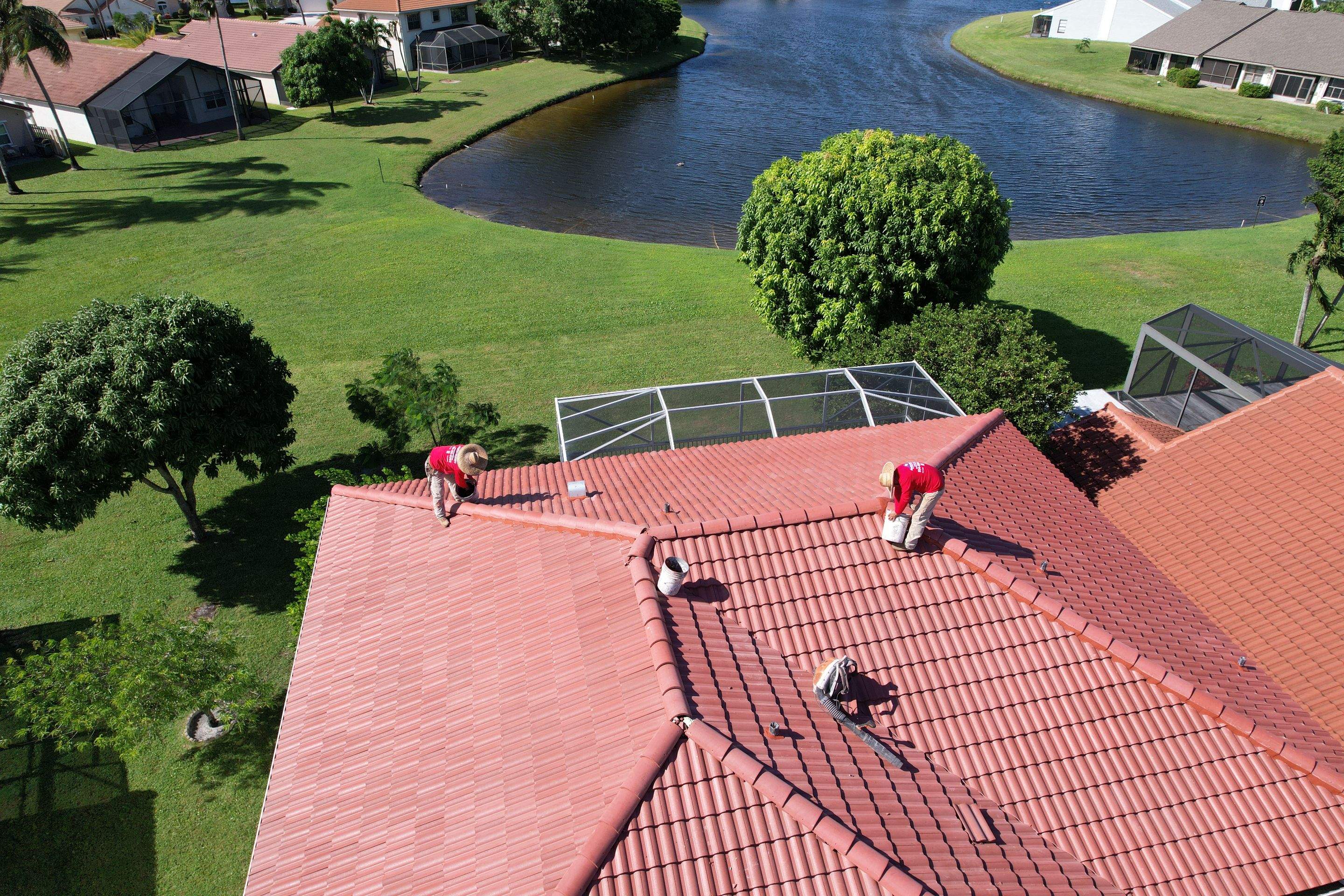 Tile Reroof in Boca Raton by Roofing Recovery