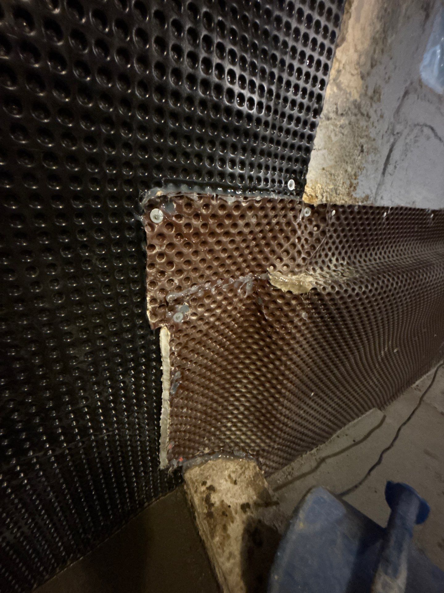 Retrofitting Drainage Board for Rachel by Waterproofing Northeast