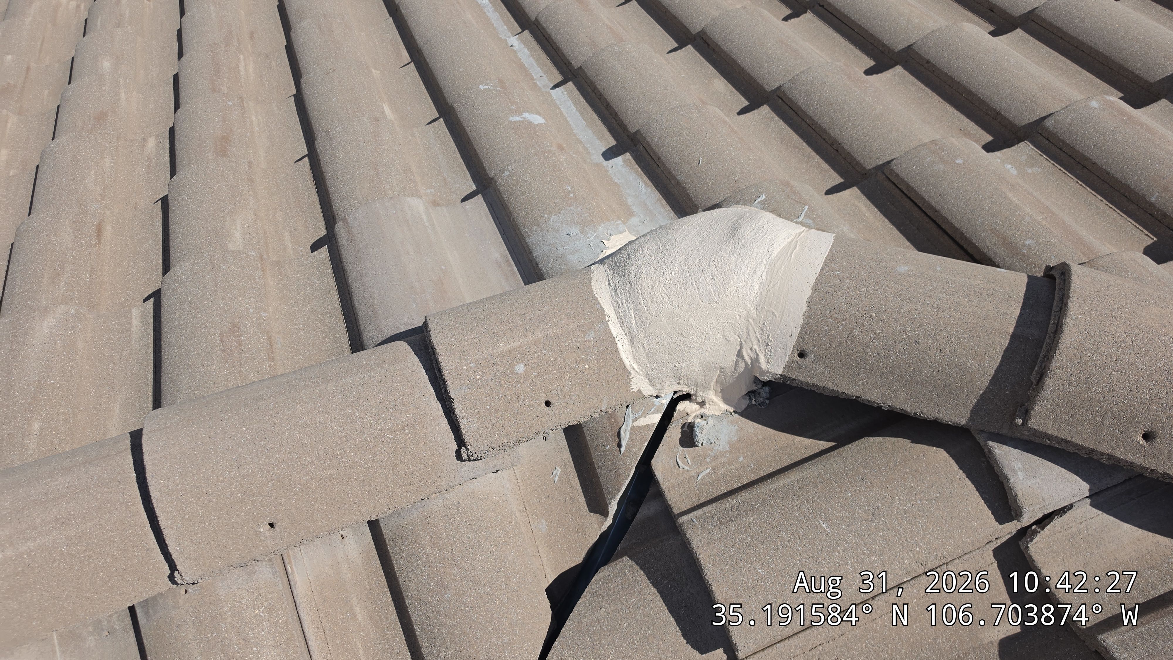 Comprehensive Concrete Tile Roof Underlayment replacement and Vent Sealing in Albuquerque by Doyle Roof Masters Inc