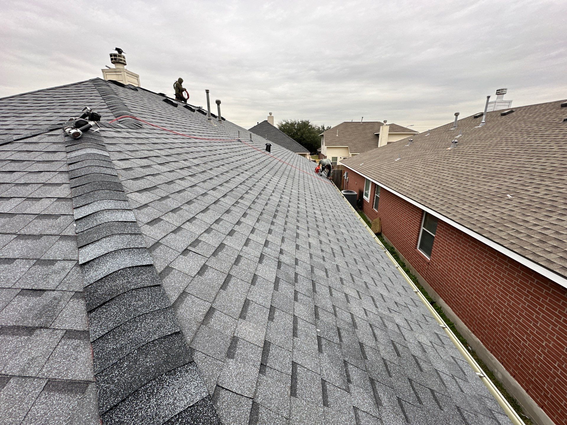 Project in Houston by Motion Roofing