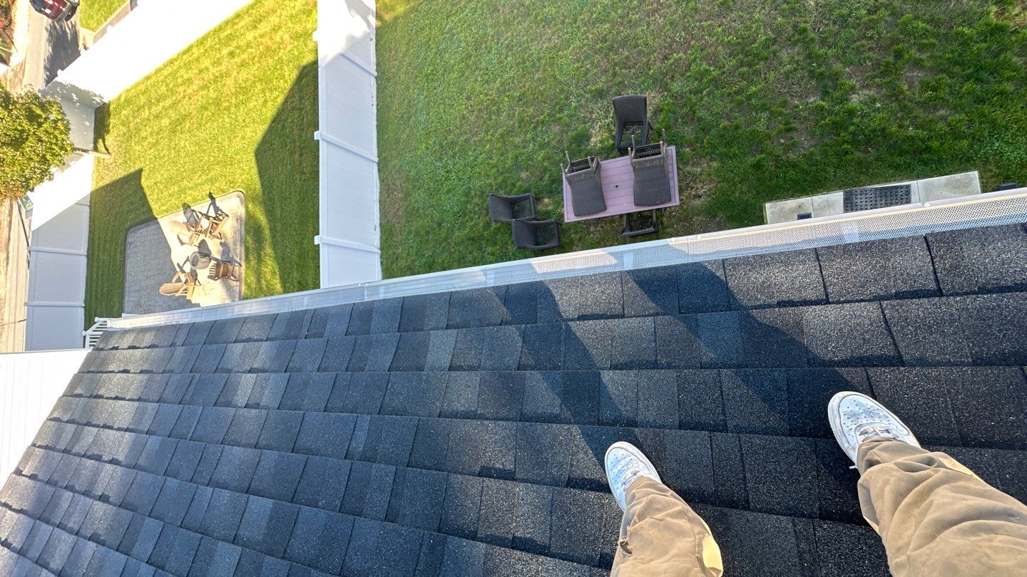 Microguard Gutter Shield Installation in Islip by Above All Gutters 