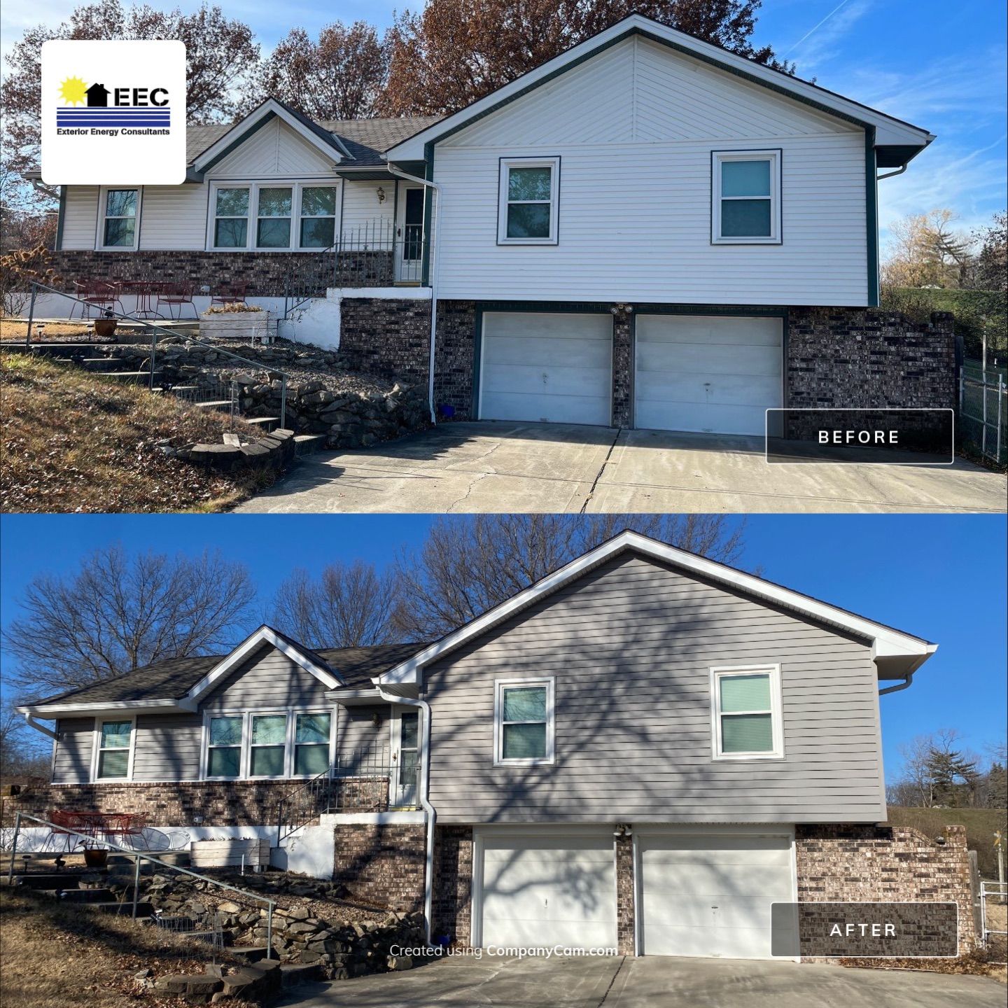 Siding Installation using Exterior Portfolio Vinyl Siding by EEC Windows, Siding & Roofing