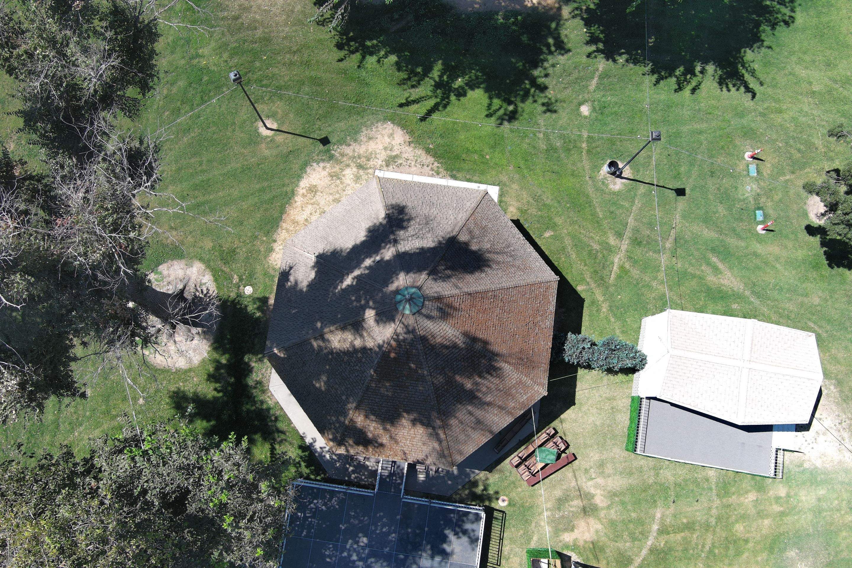 City of Gustine Gazebo project by Straight Edge Roofing Inc